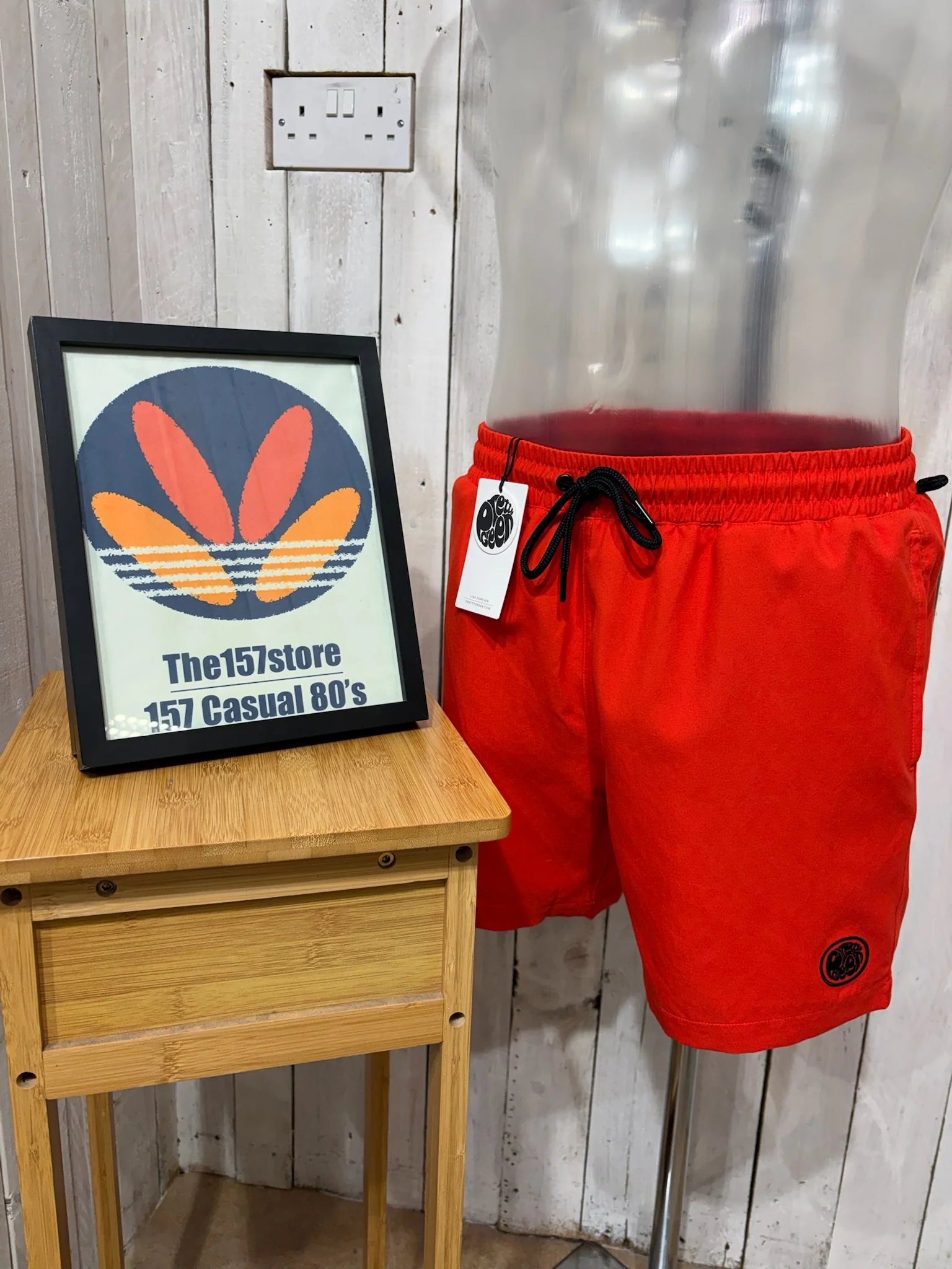 Pretty Green Resonance Shorts - Orange (Water Activated Paisley)