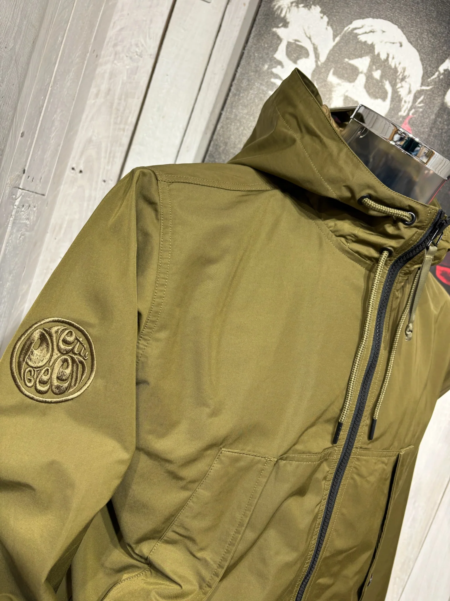 Pretty Green NEW Ridley Parka  - Khaki - Image 3