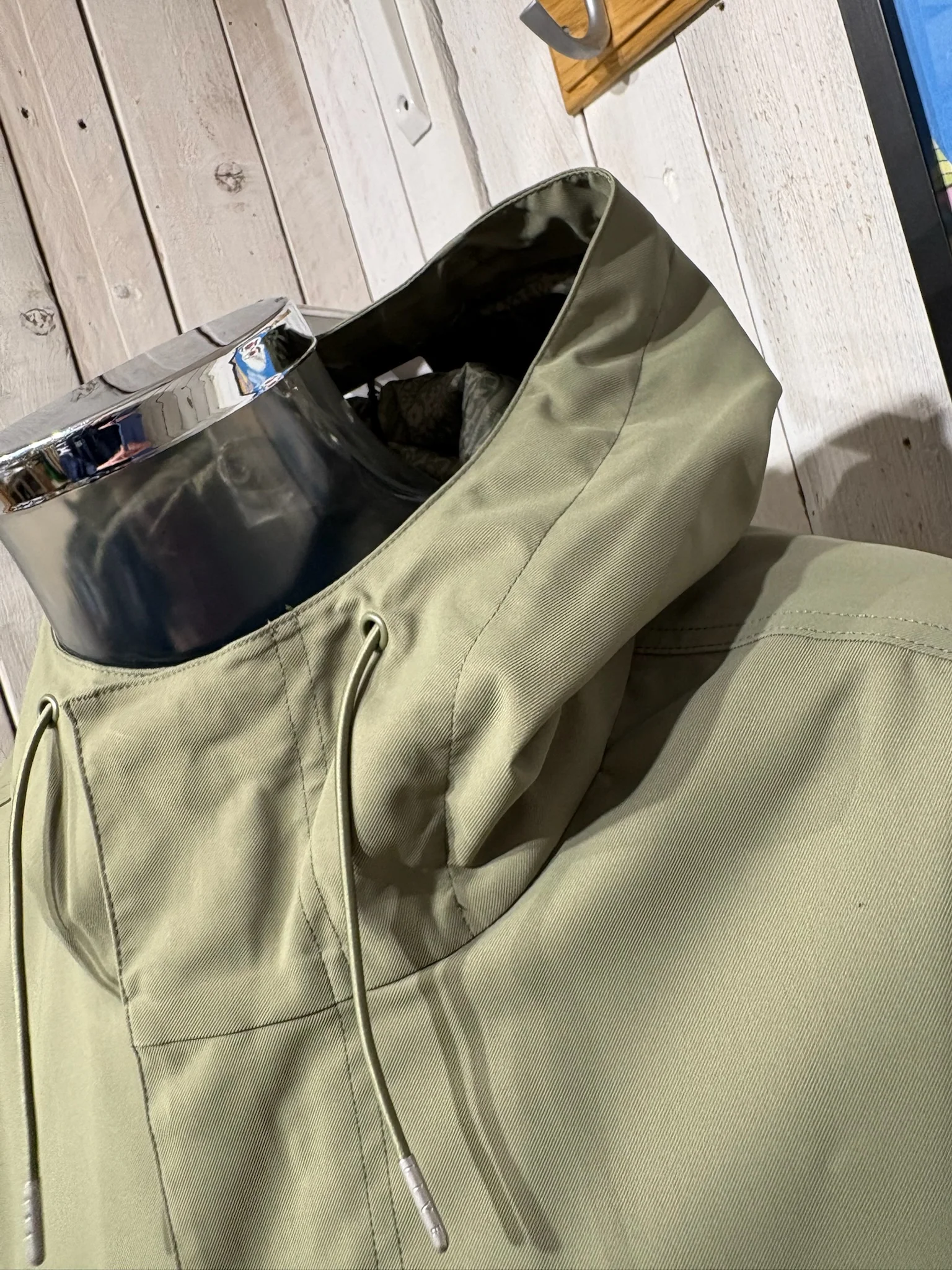 Pretty Green Seam Sealed Parka - Khaki (Fish Tail) - Image 3