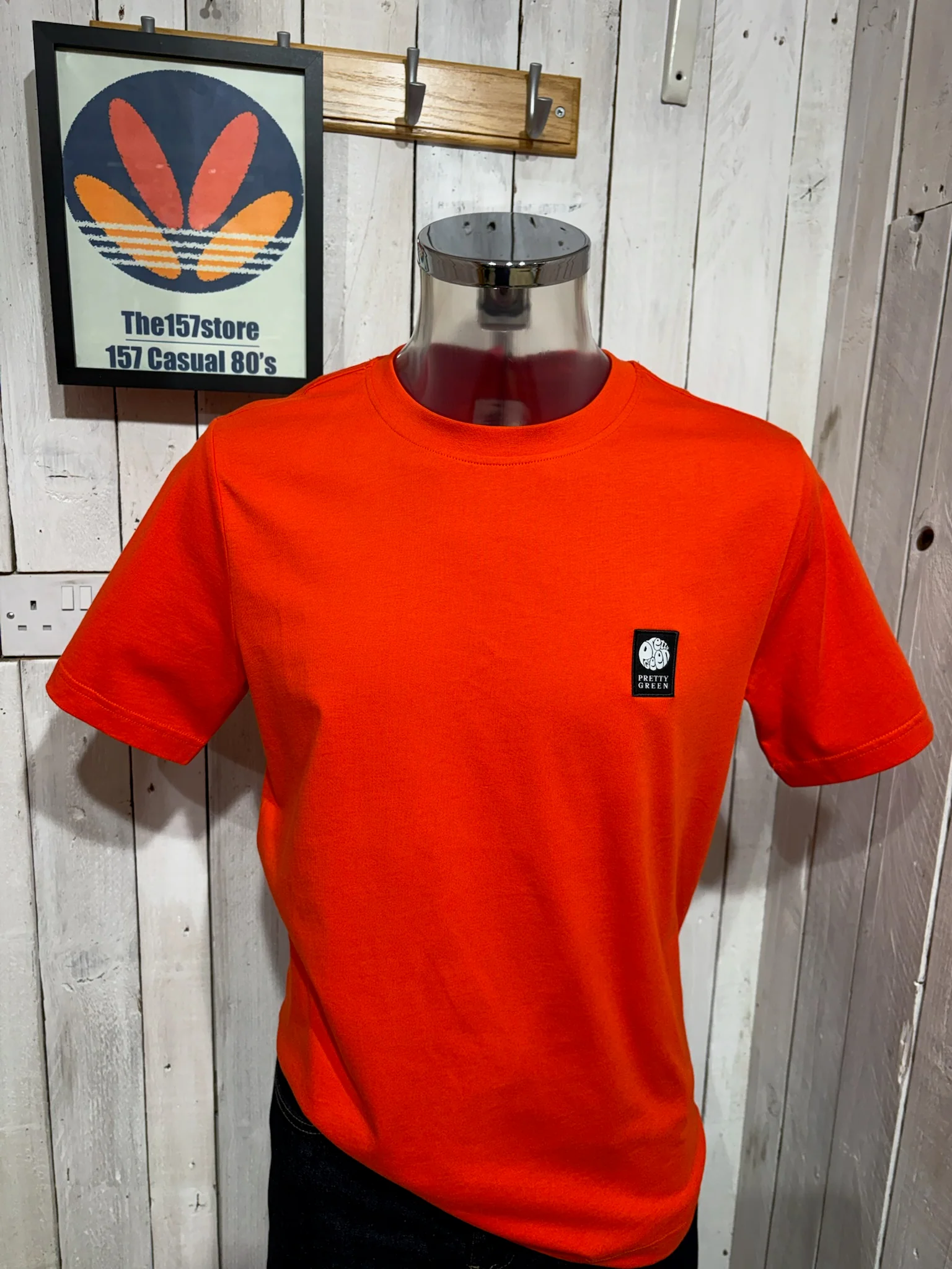 Pretty Green Sinclair Tee - Resonance Orange