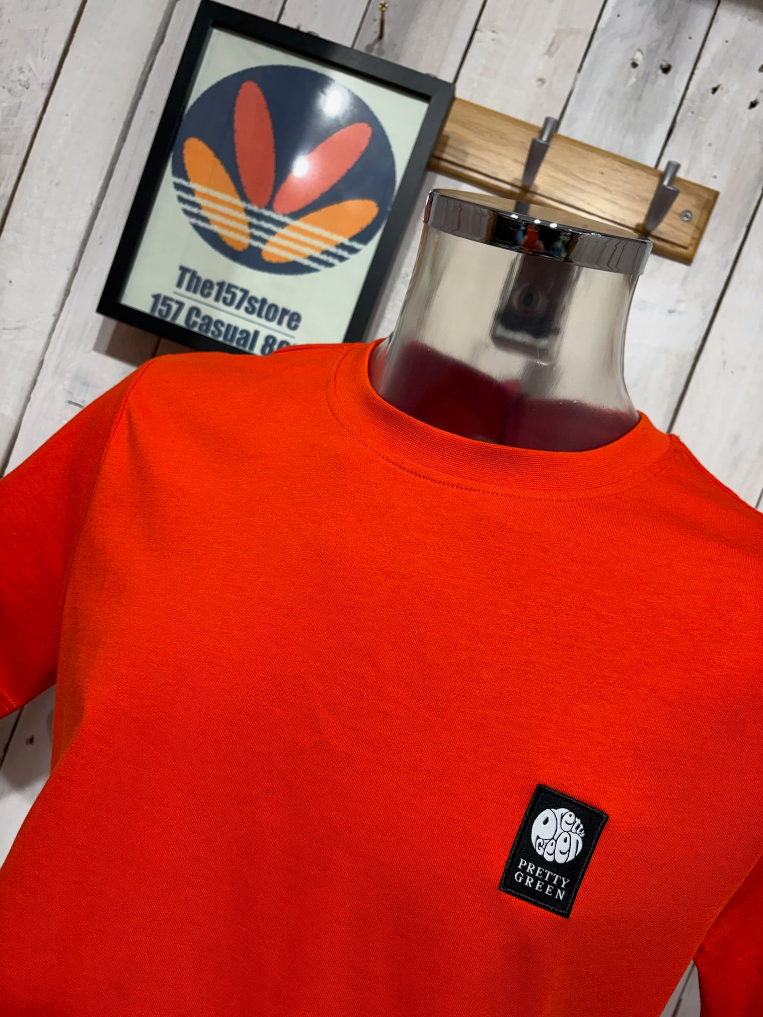 Pretty Green Sinclair Tee - Resonance Orange - Image 2