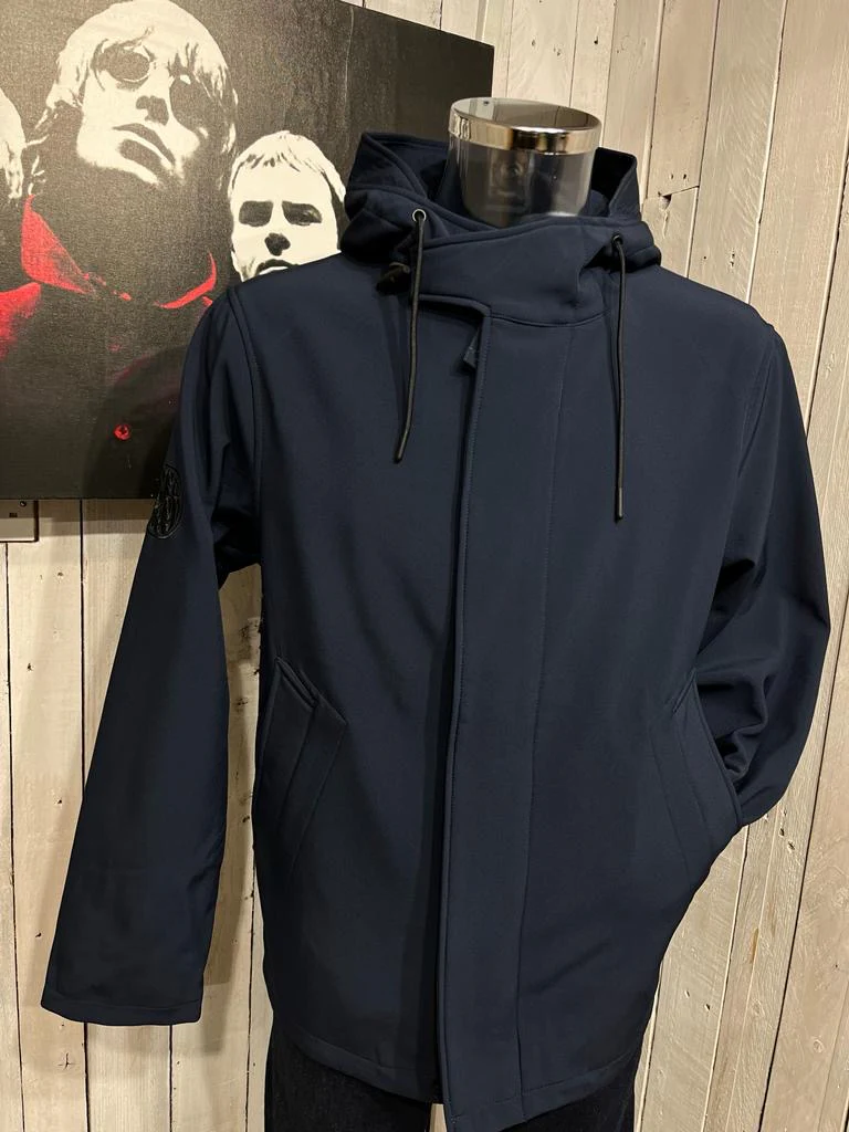 Pretty Green Softshell Jacket - Navy - Image 3