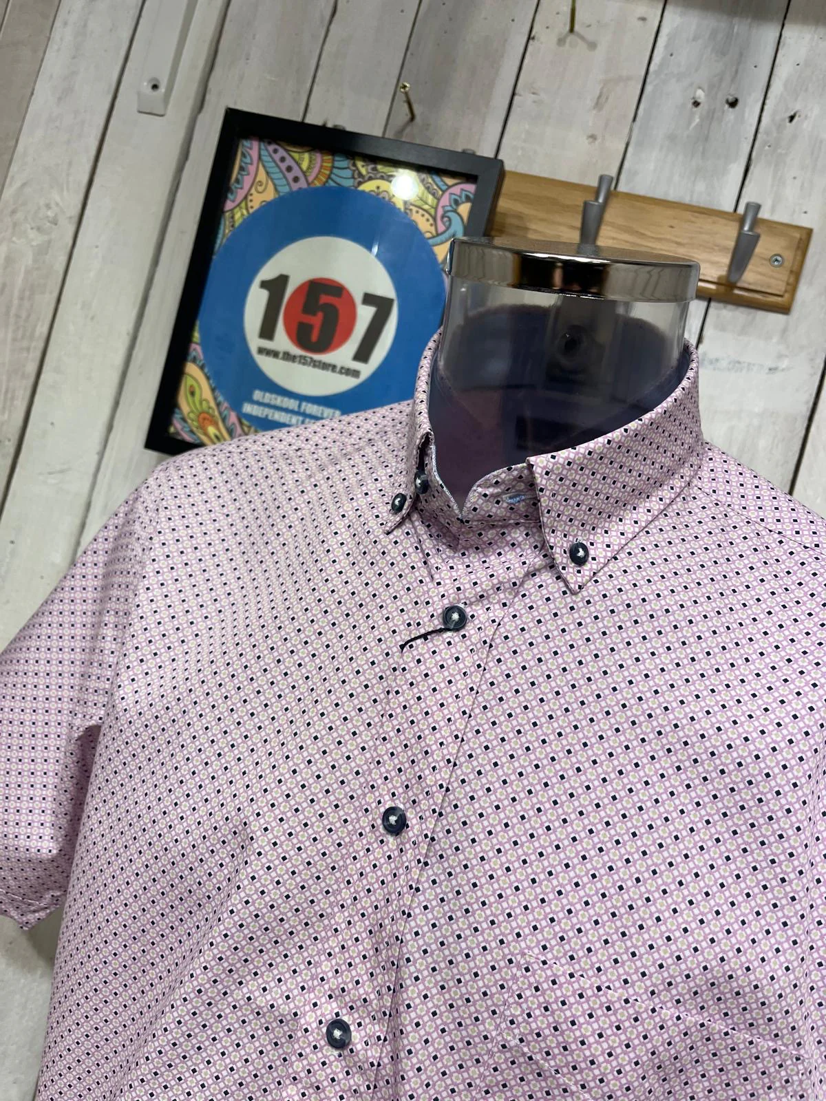 RB Boston Reynolds Pattern Shirt - Lilac - Image 4