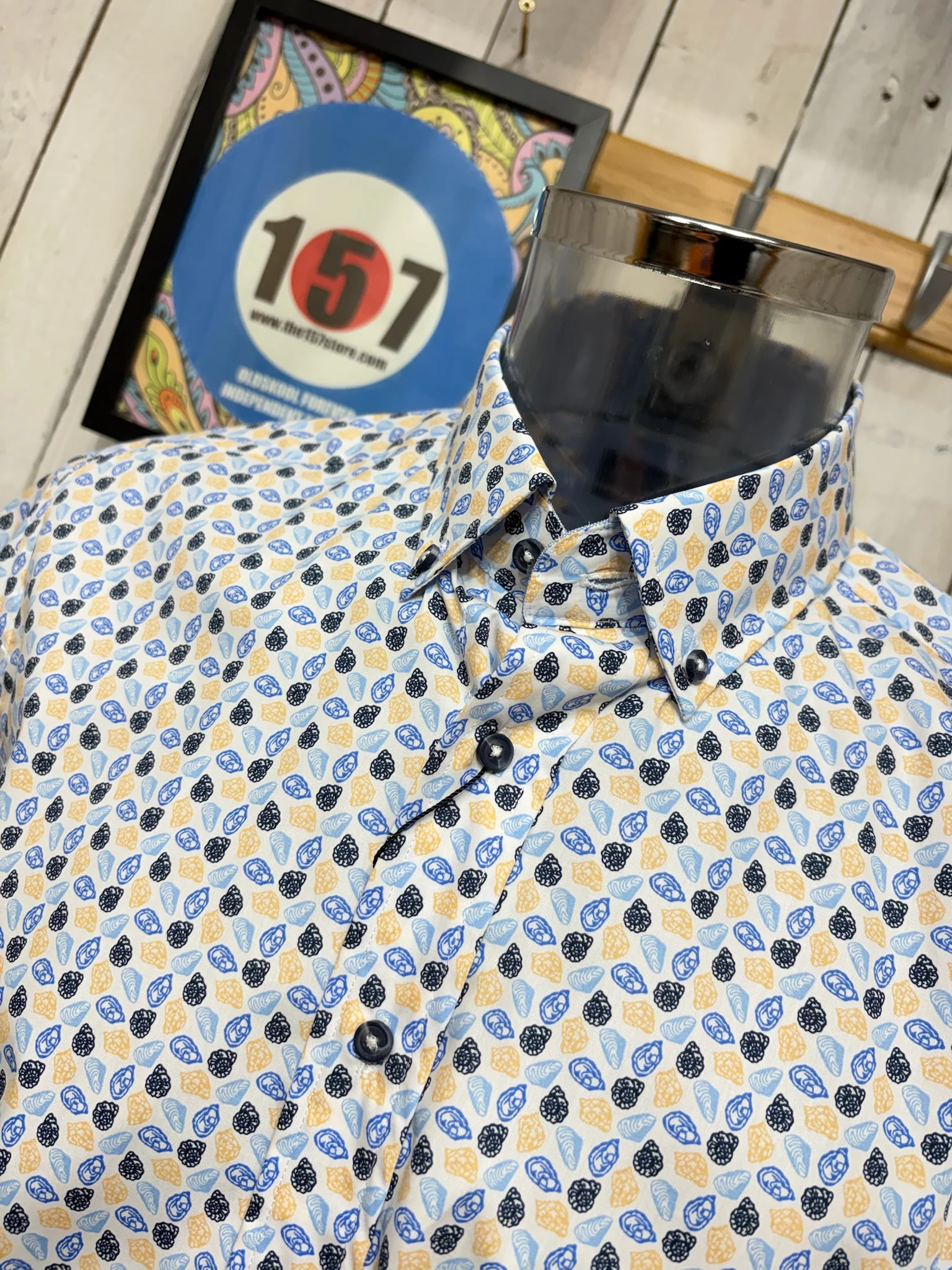 RB Boston Seashell Short Sleeve Shirt - Multi 604
