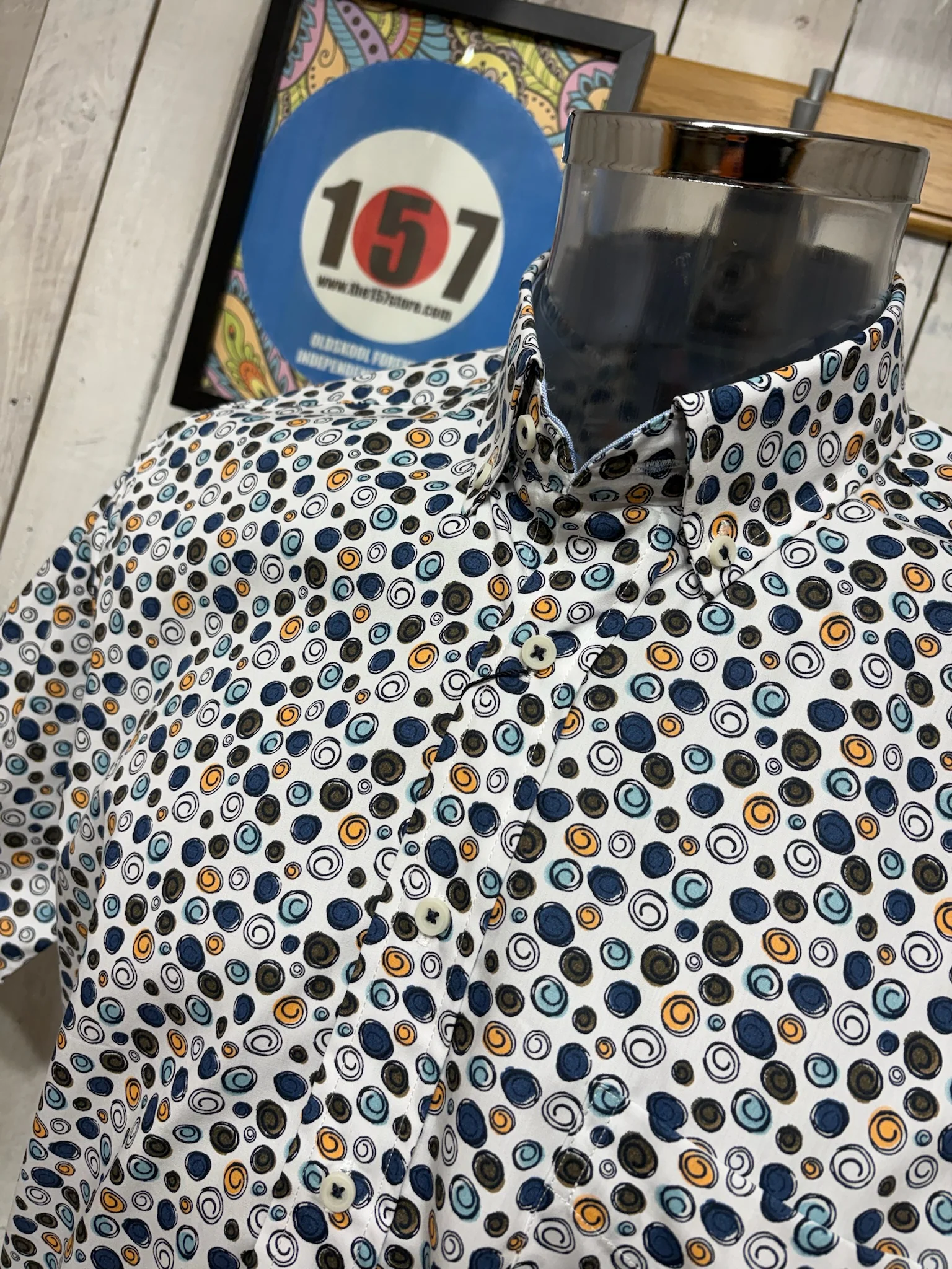 RB Boston Swirl Short Sleeve Shirt - Multi 230