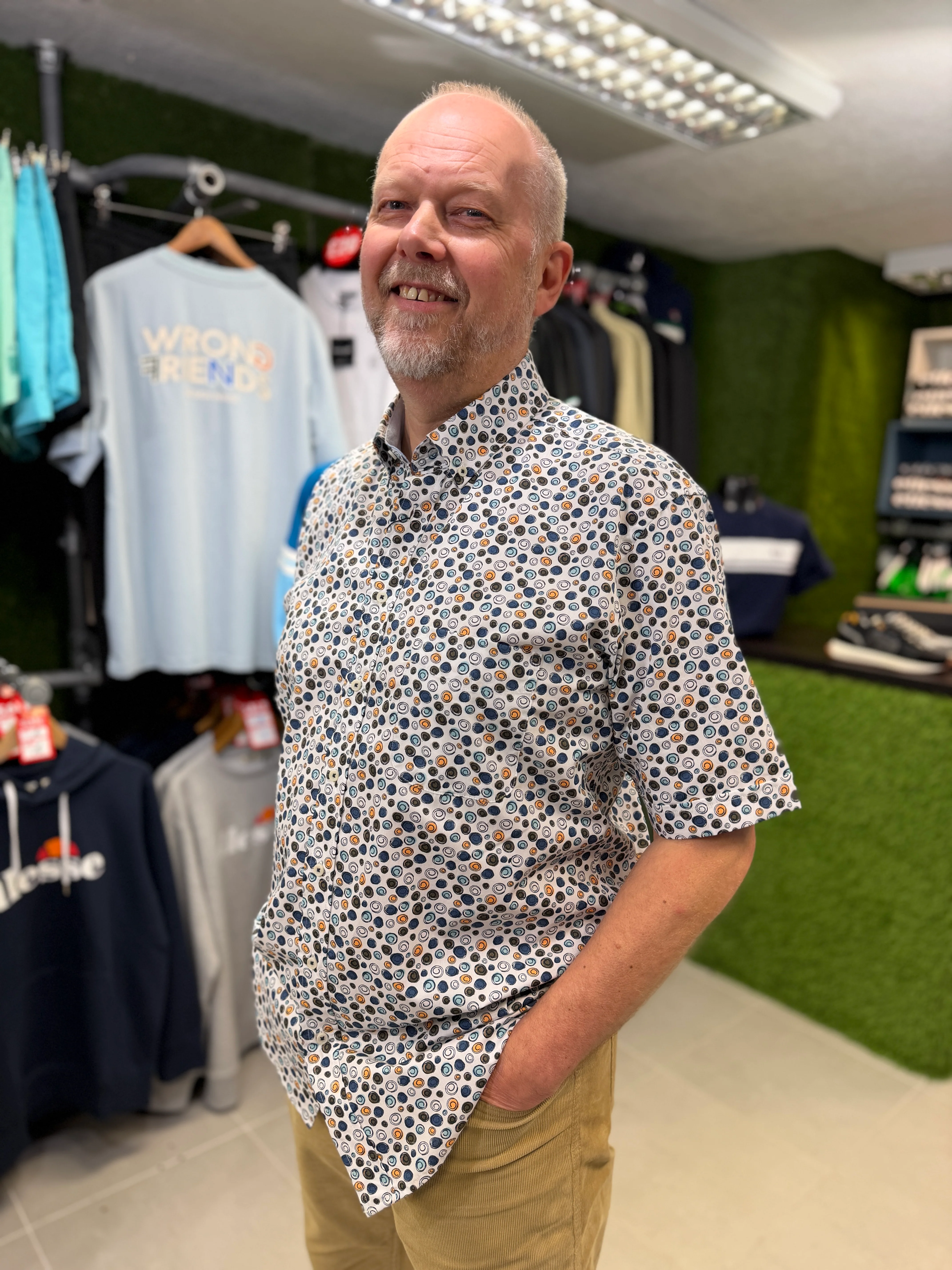 RB Boston Swirl Short Sleeve Shirt - Multi 230 - Image 2