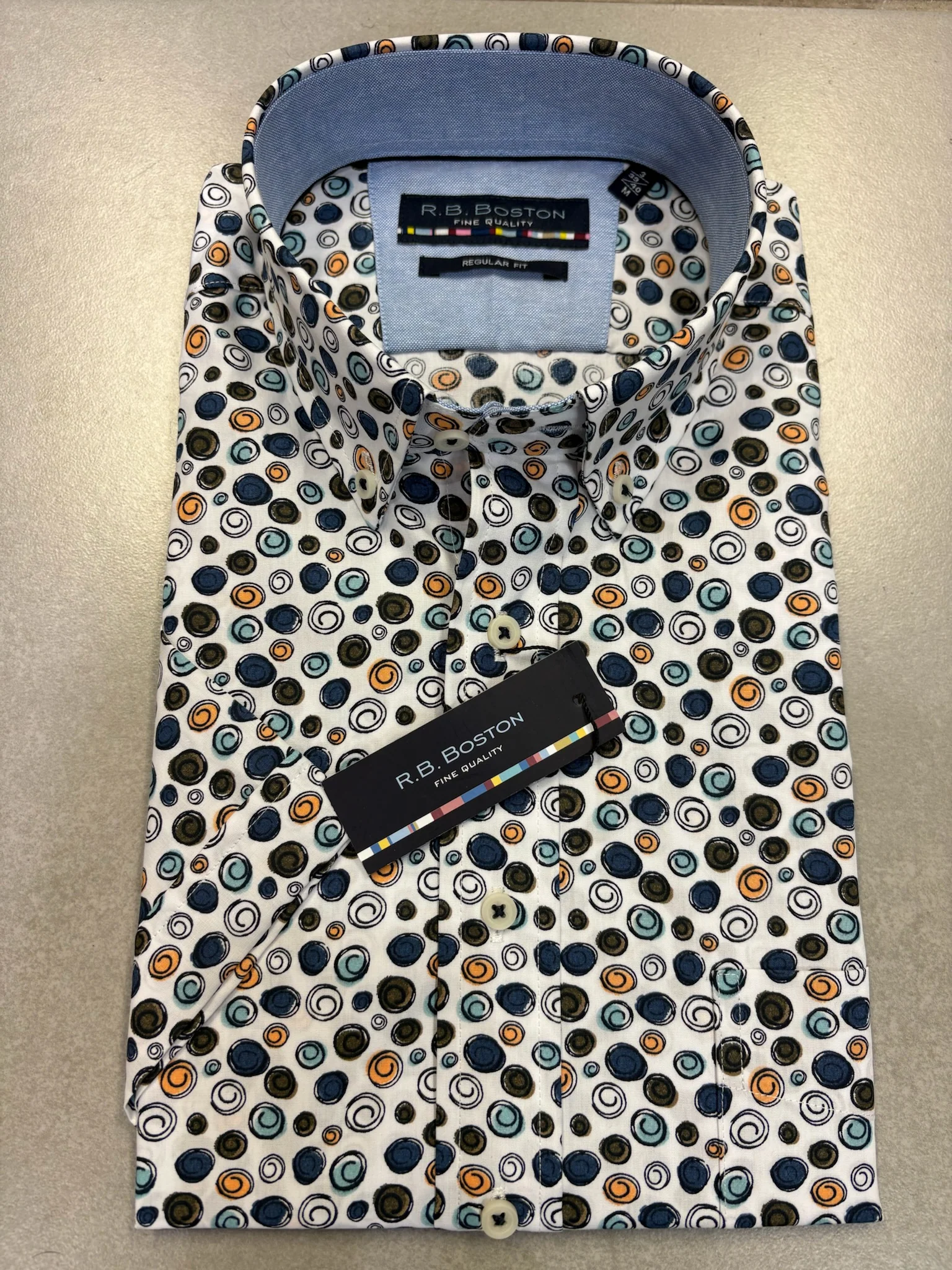 RB Boston Swirl Short Sleeve Shirt - Multi 230 - Image 4