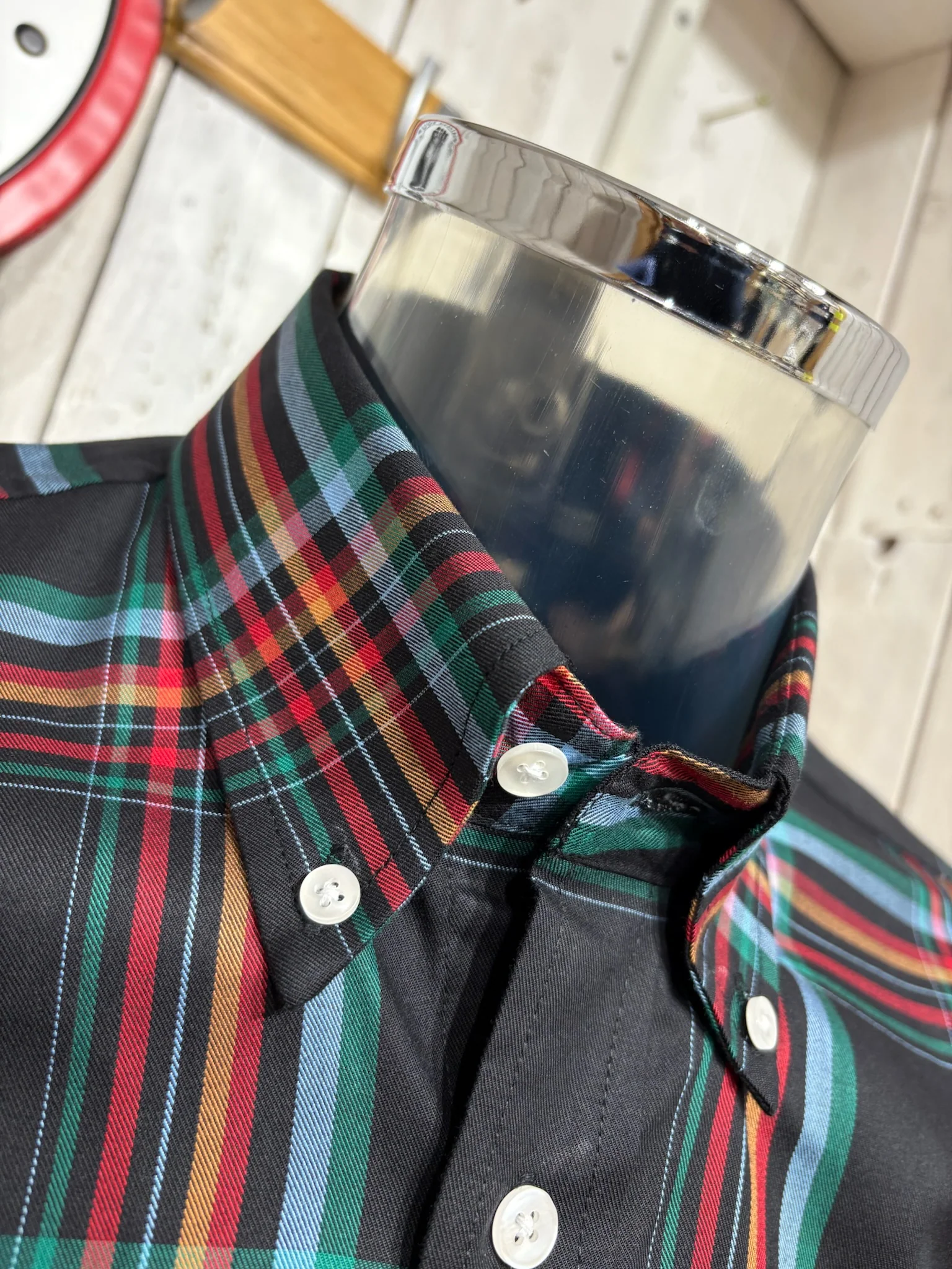Relco Check Shirt - CK15 SS26 Black - Image 4