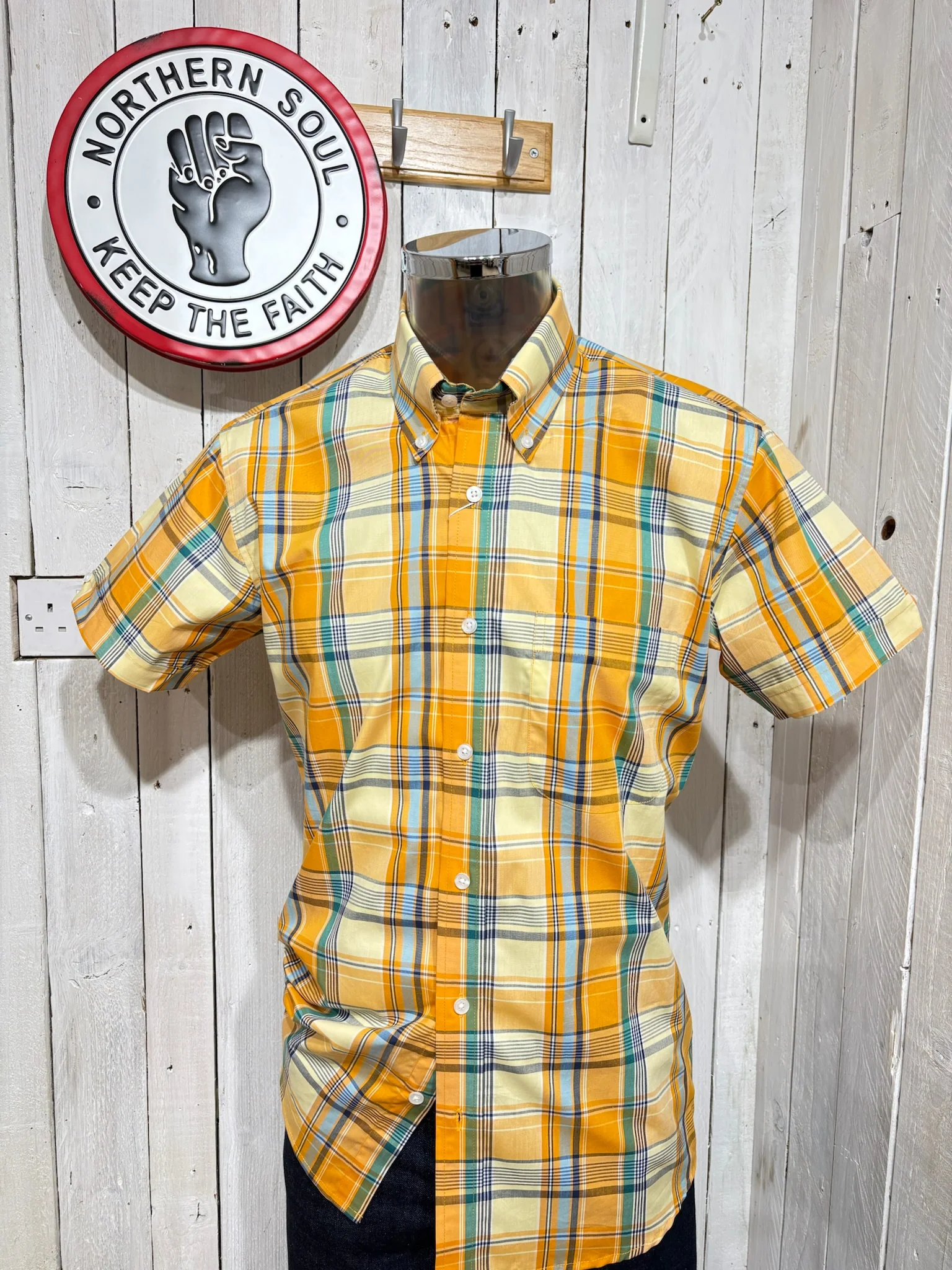 Relco Check Shirt - CK30 SS26 Orange
