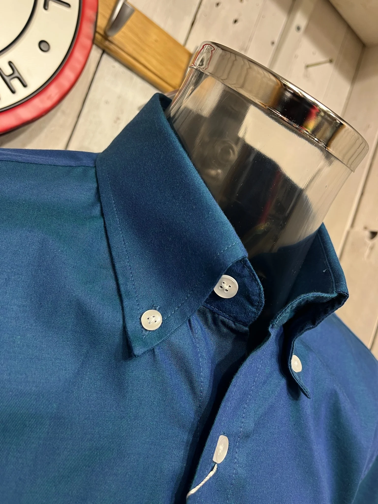 Relco Tonic Shirt - Blue Two Tone - Image 2