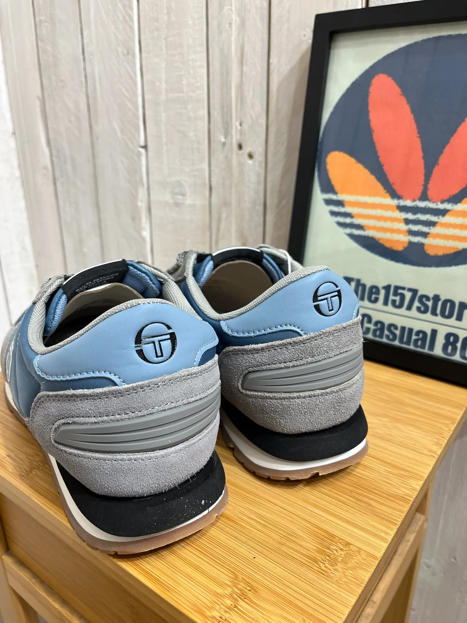 Sergio Tacchini 2025 Venezia Trainers - Grey Blue Black - Image 4
