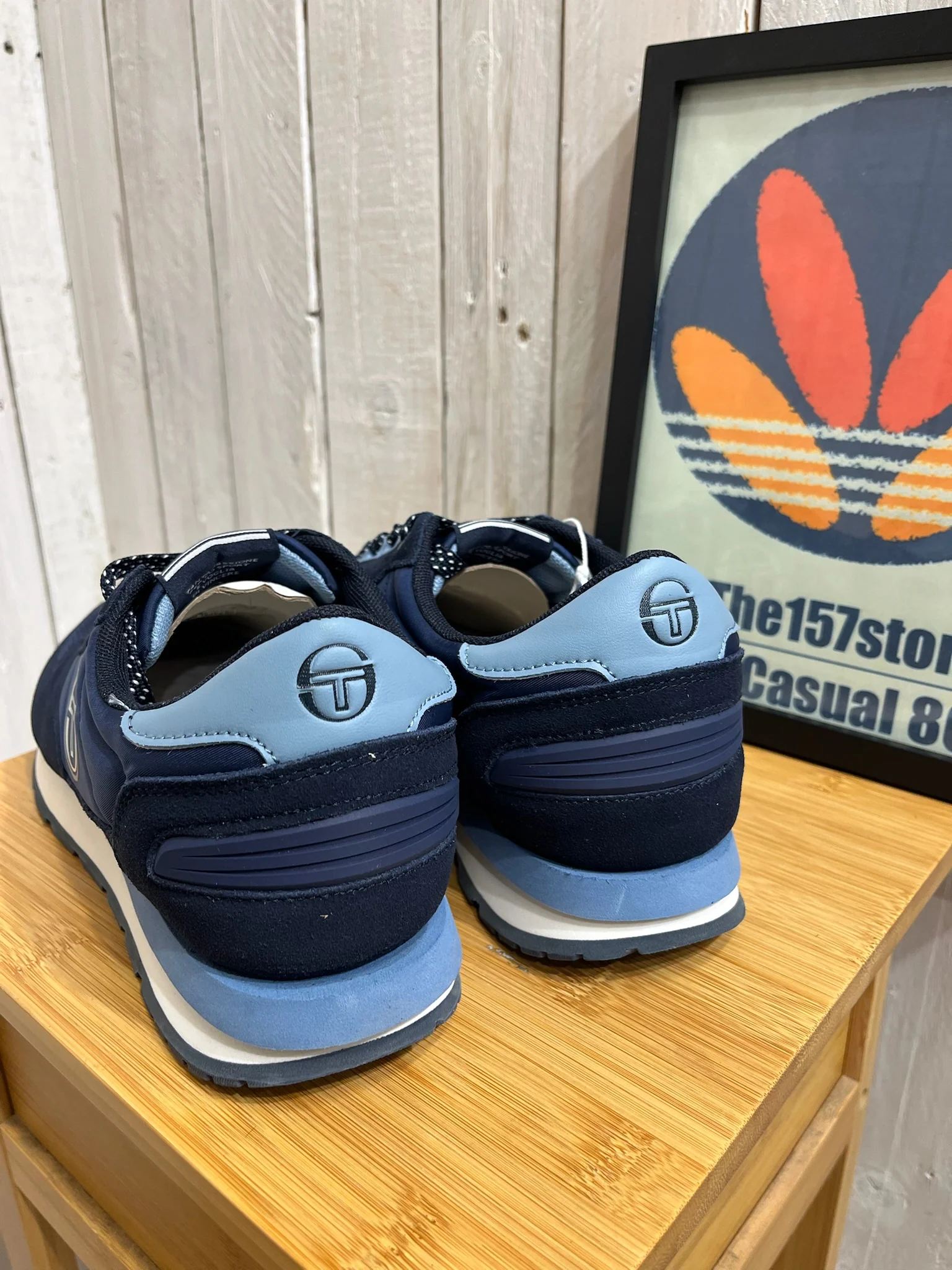 Sergio Tacchini 2025 Venezia Trainers - Navy Blue Off White - Image 4