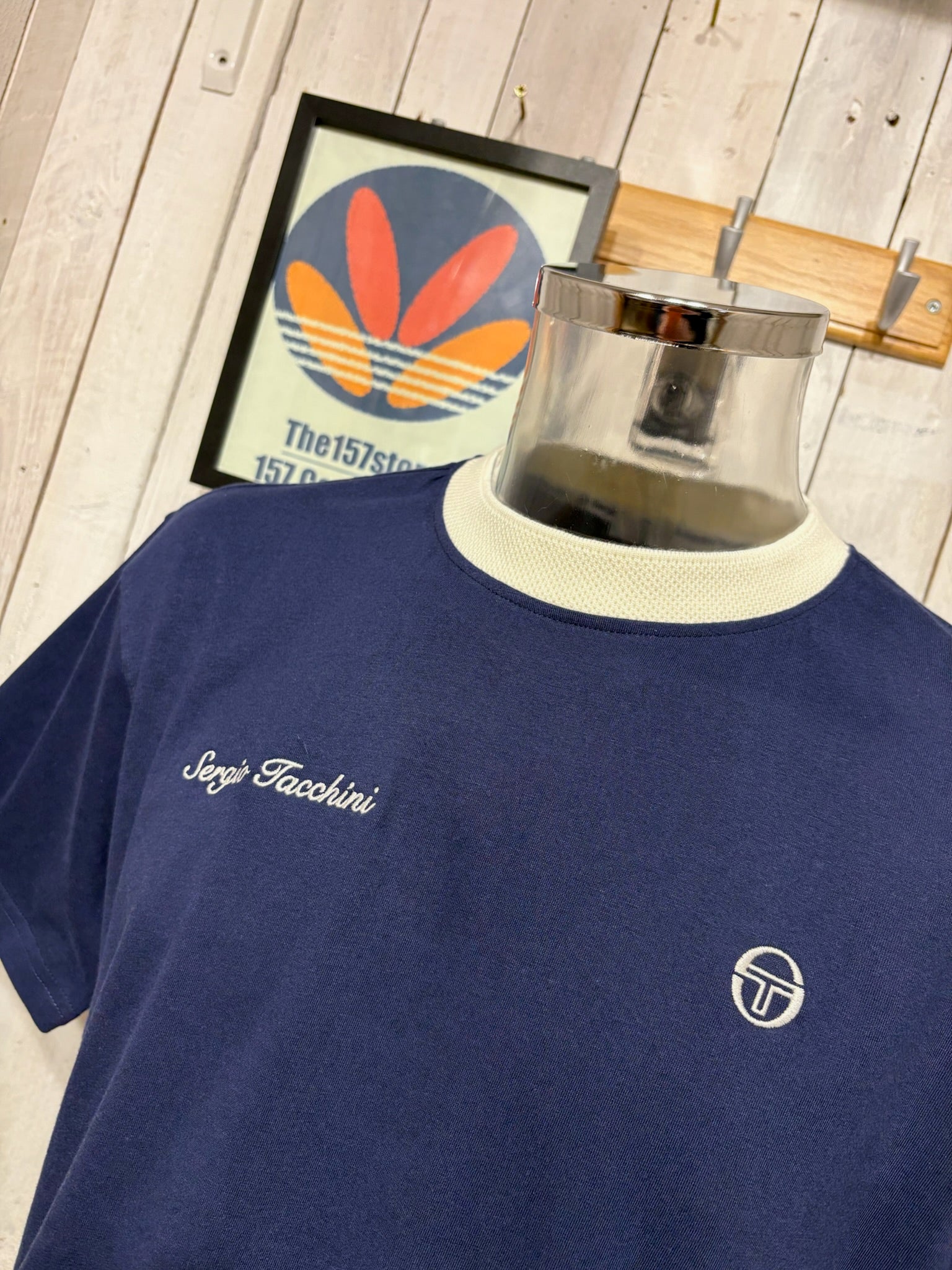 Sergio Tacchini Berto Ringer Tee - Maritime Blue