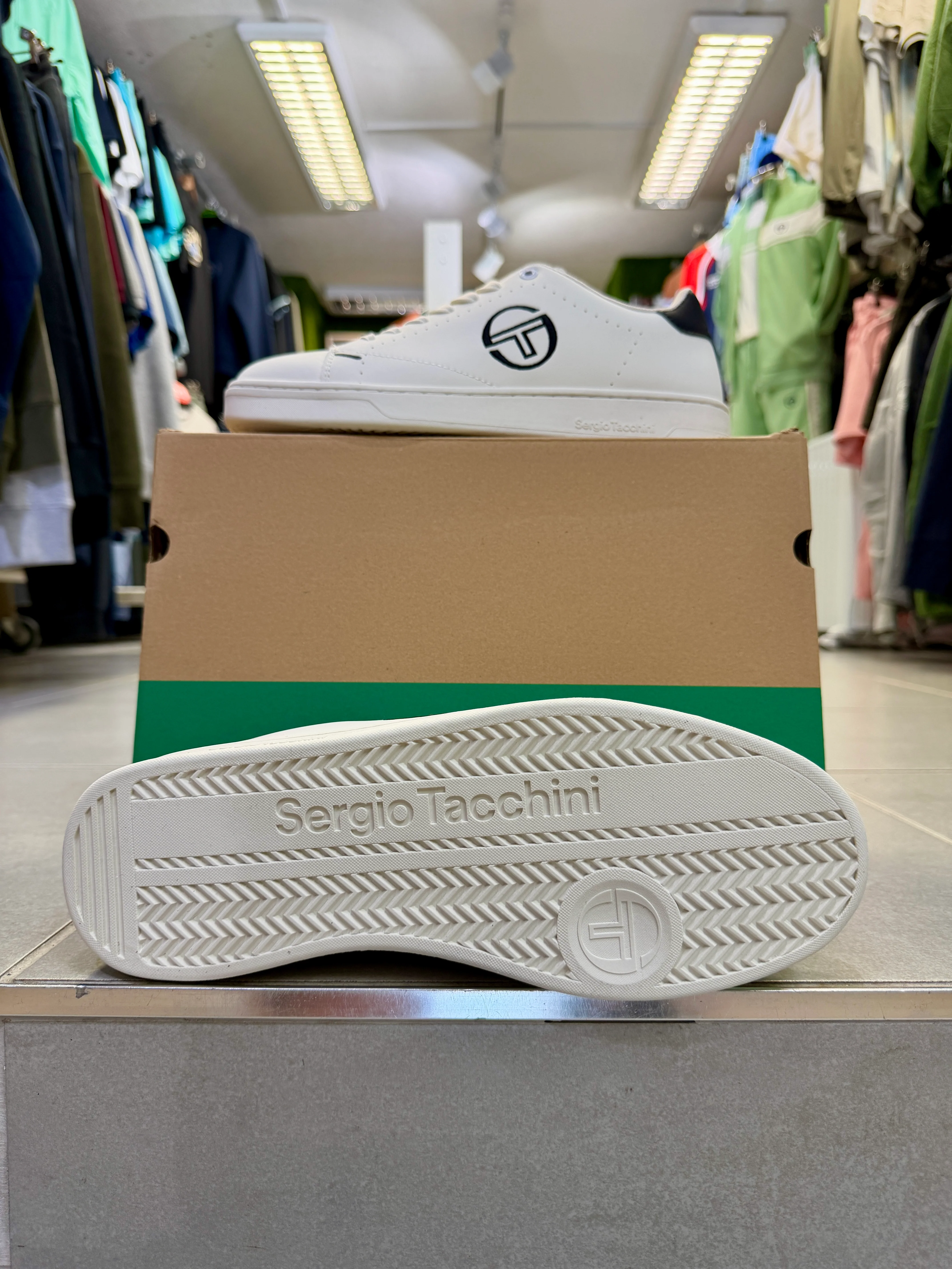 Sergio Tacchini Bravo LTX Trainers - Gardenia / Black - Image 2