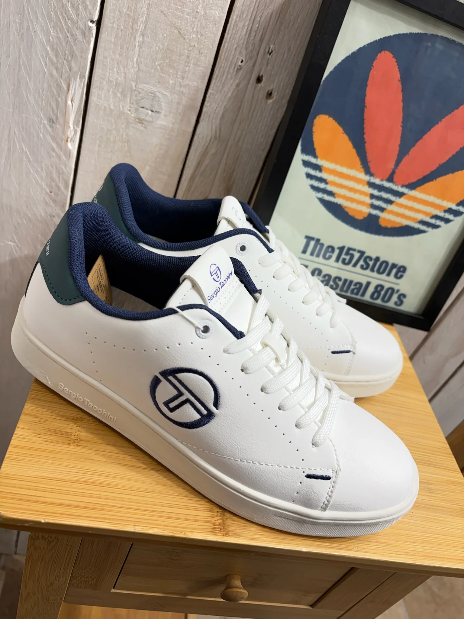 Sergio Tacchini Bravo LTX Trainers - White Navy Mediterranea 4926 - Image 4