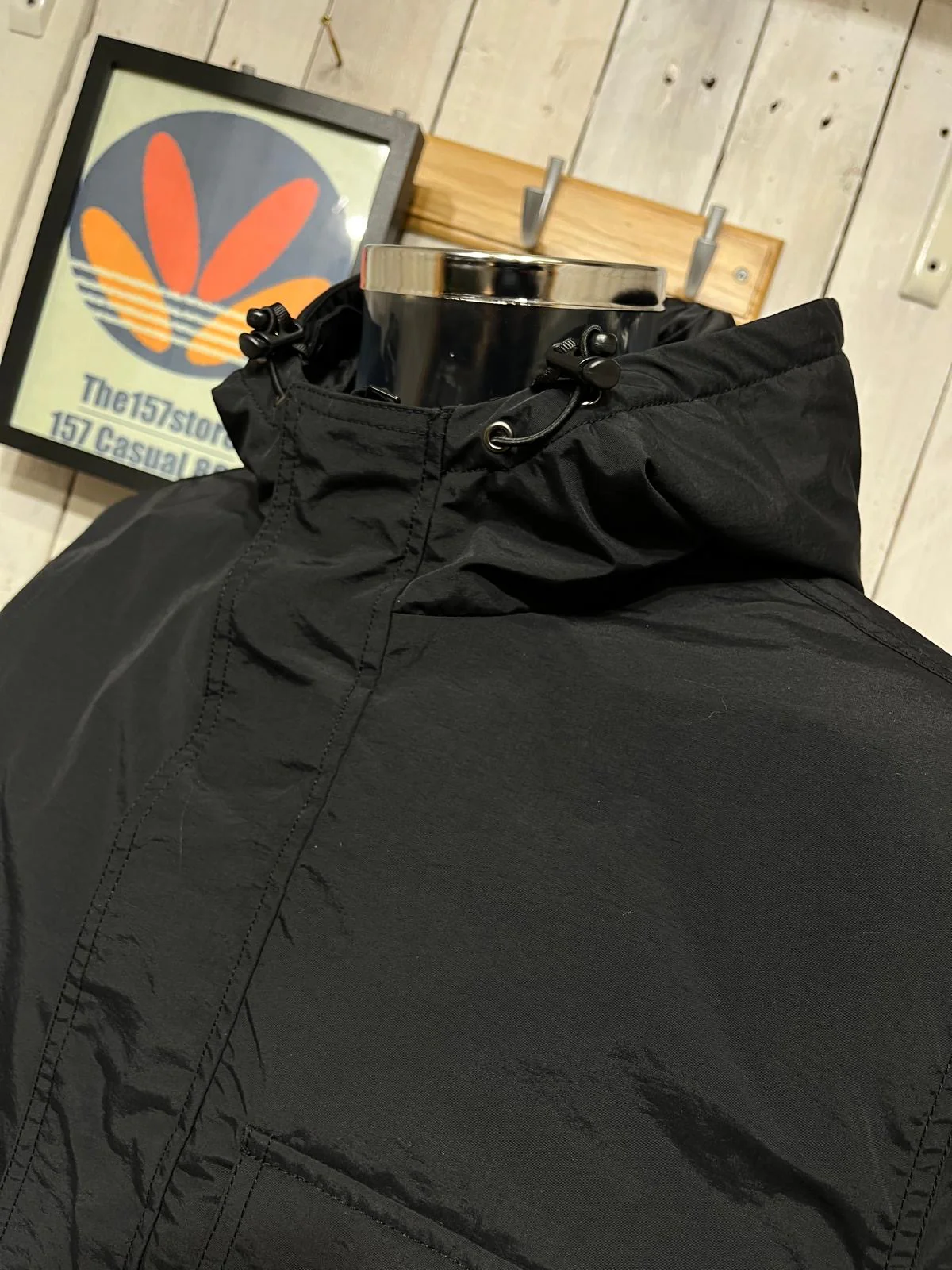 Sergio Tacchini Budge Parka Coat - Black (Detachable Fur) - Image 6
