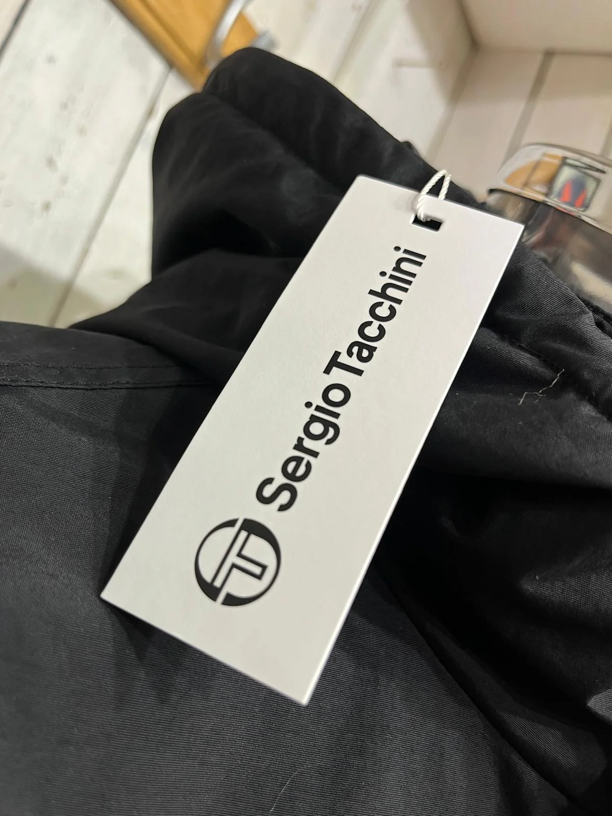 Sergio Tacchini Budge Parka Coat - Black (Detachable Fur) - Image 8
