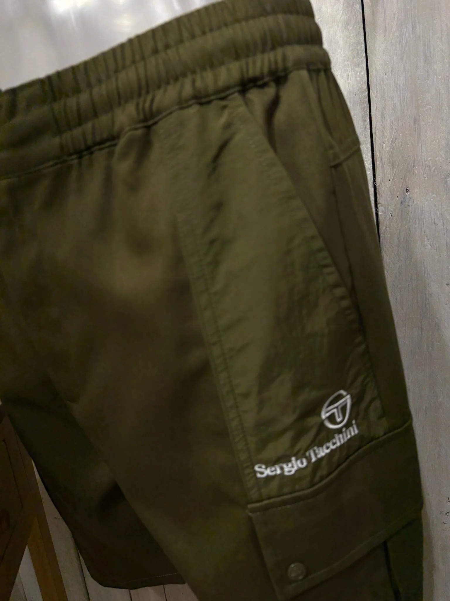 Sergio Tacchini Calisti Short - Dark Olive - Image 2
