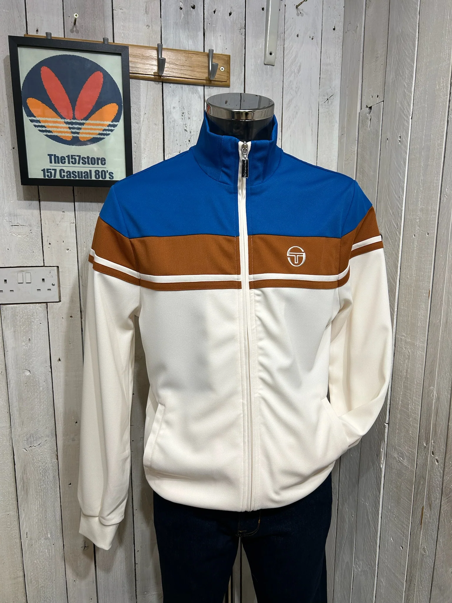Sergio Tacchini Damarindo Track Top - Nautical Blue