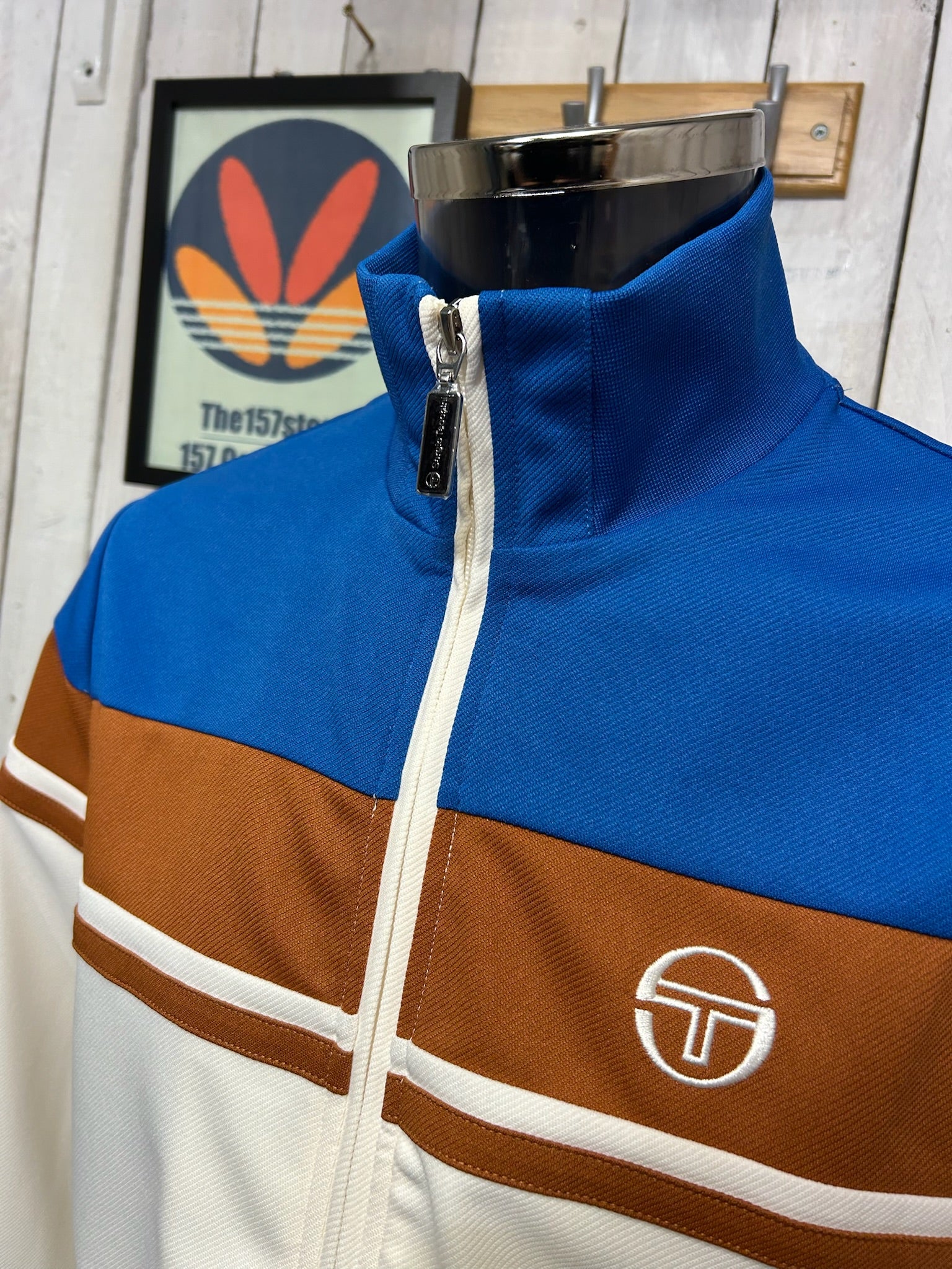 Sergio Tacchini Damarindo Track Top - Nautical Blue - Image 2