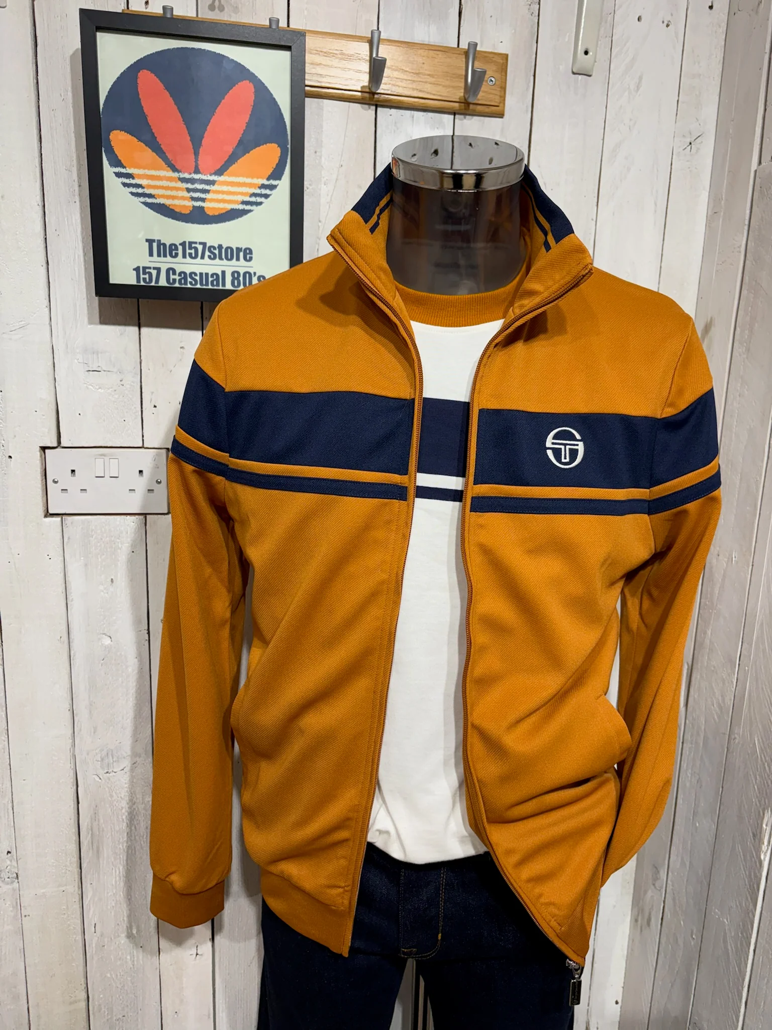 Sergio Tacchini Damarindo Track Top - Pumpkin Spice