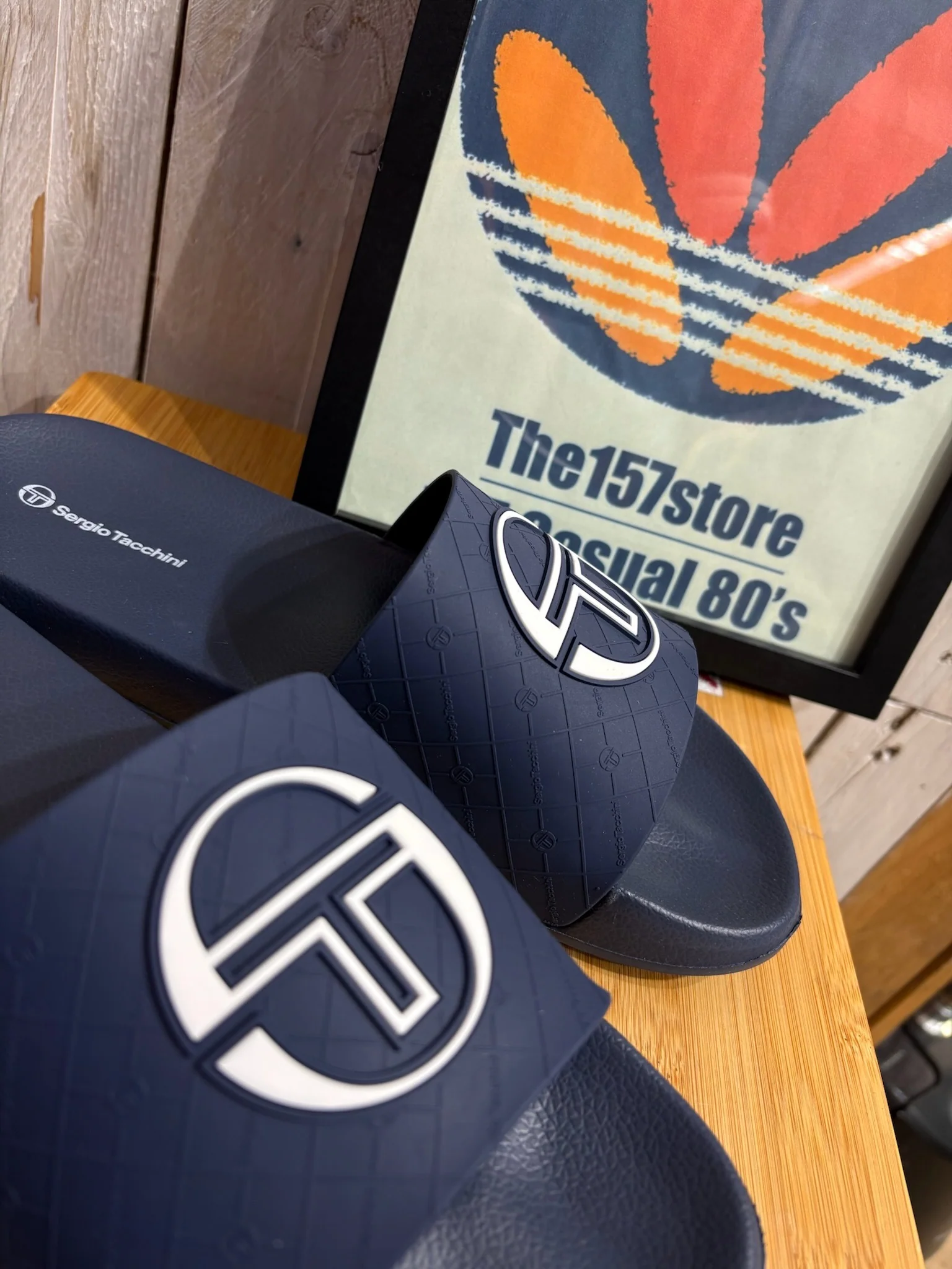 Sergio Tacchini Dia Sliders - Navy - Image 2