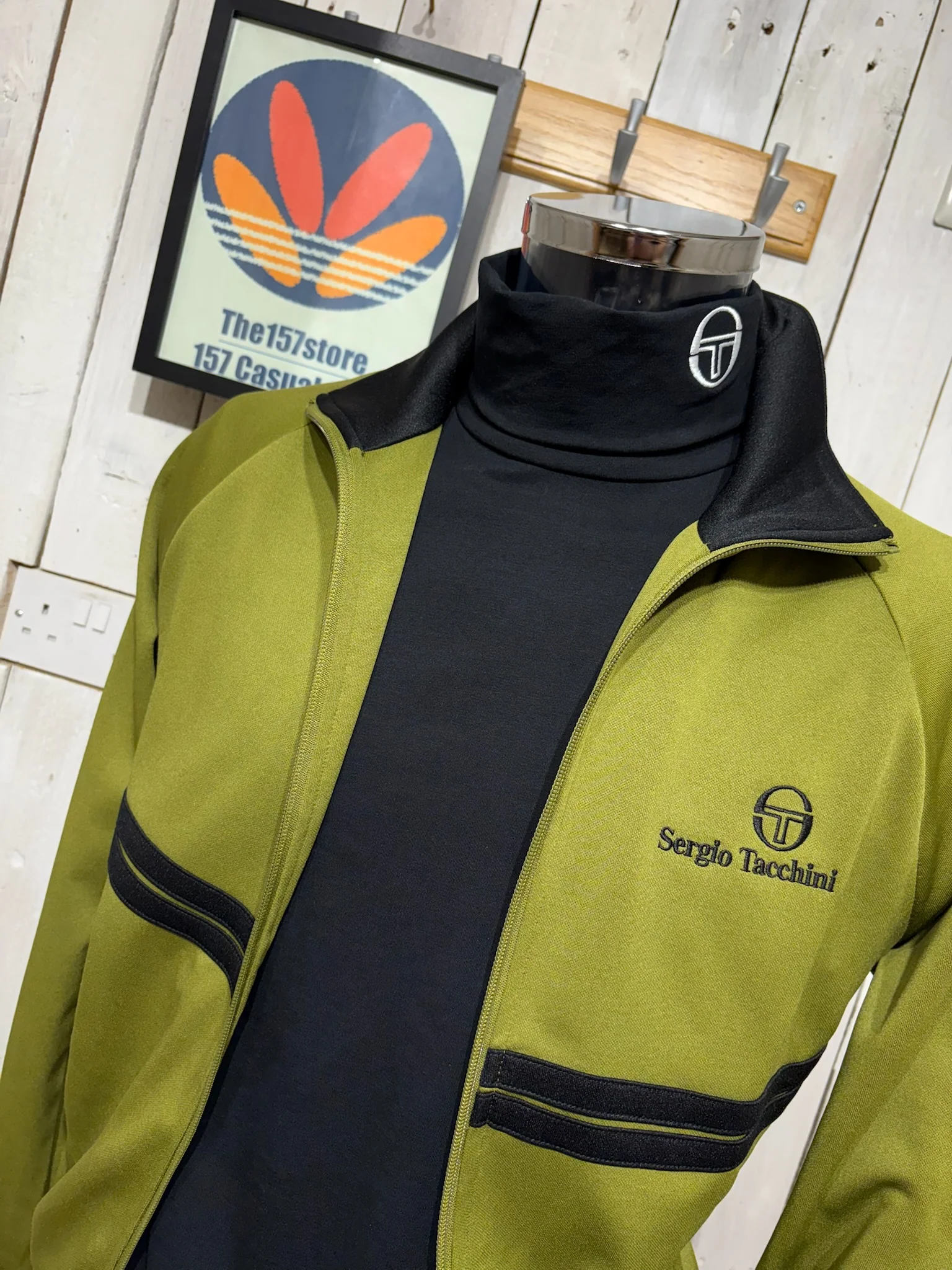 Sergio Tacchini Edward Roll Neck - Black - Image 2