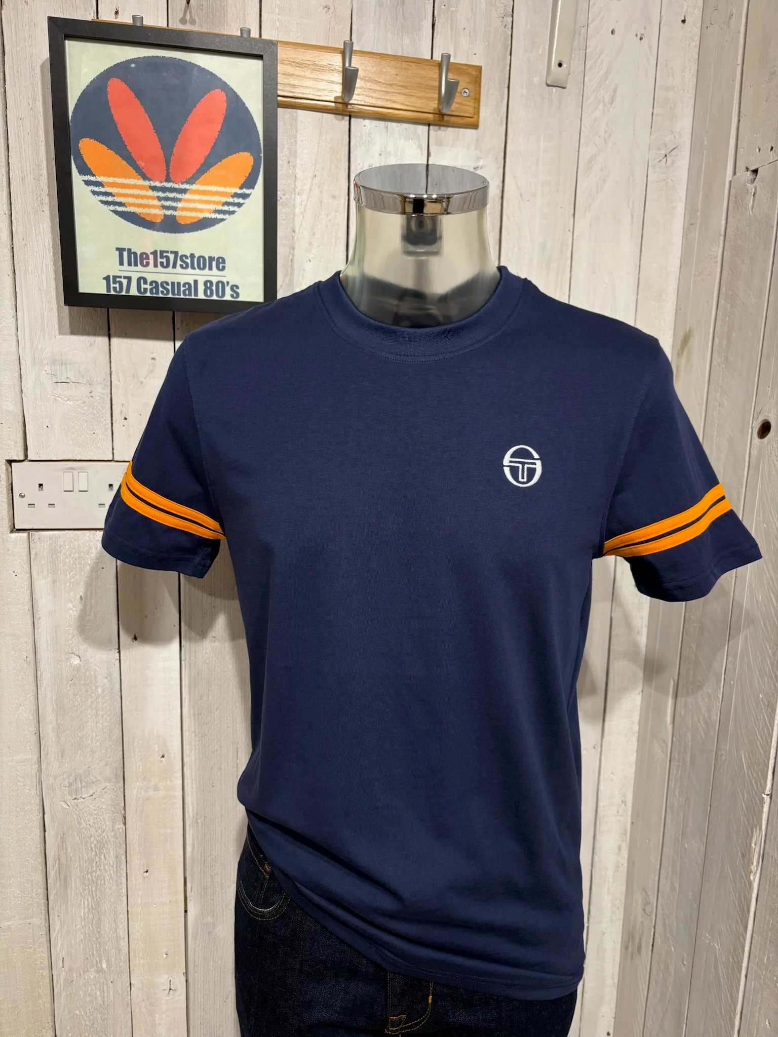 Sergio Tacchini Grello Tee - Maritime / Orange Pepper