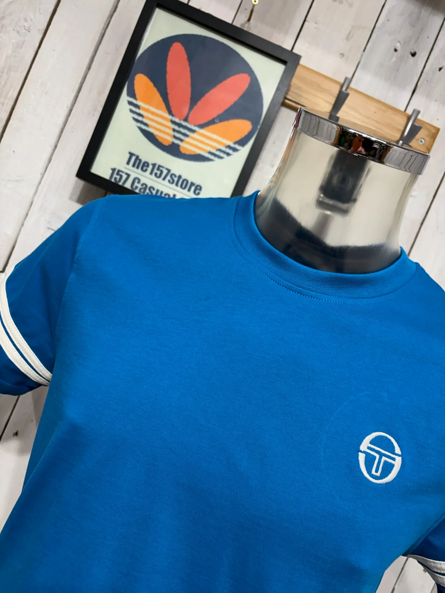 Sergio Tacchini Grello Tee - Mykonos Blue - Image 2