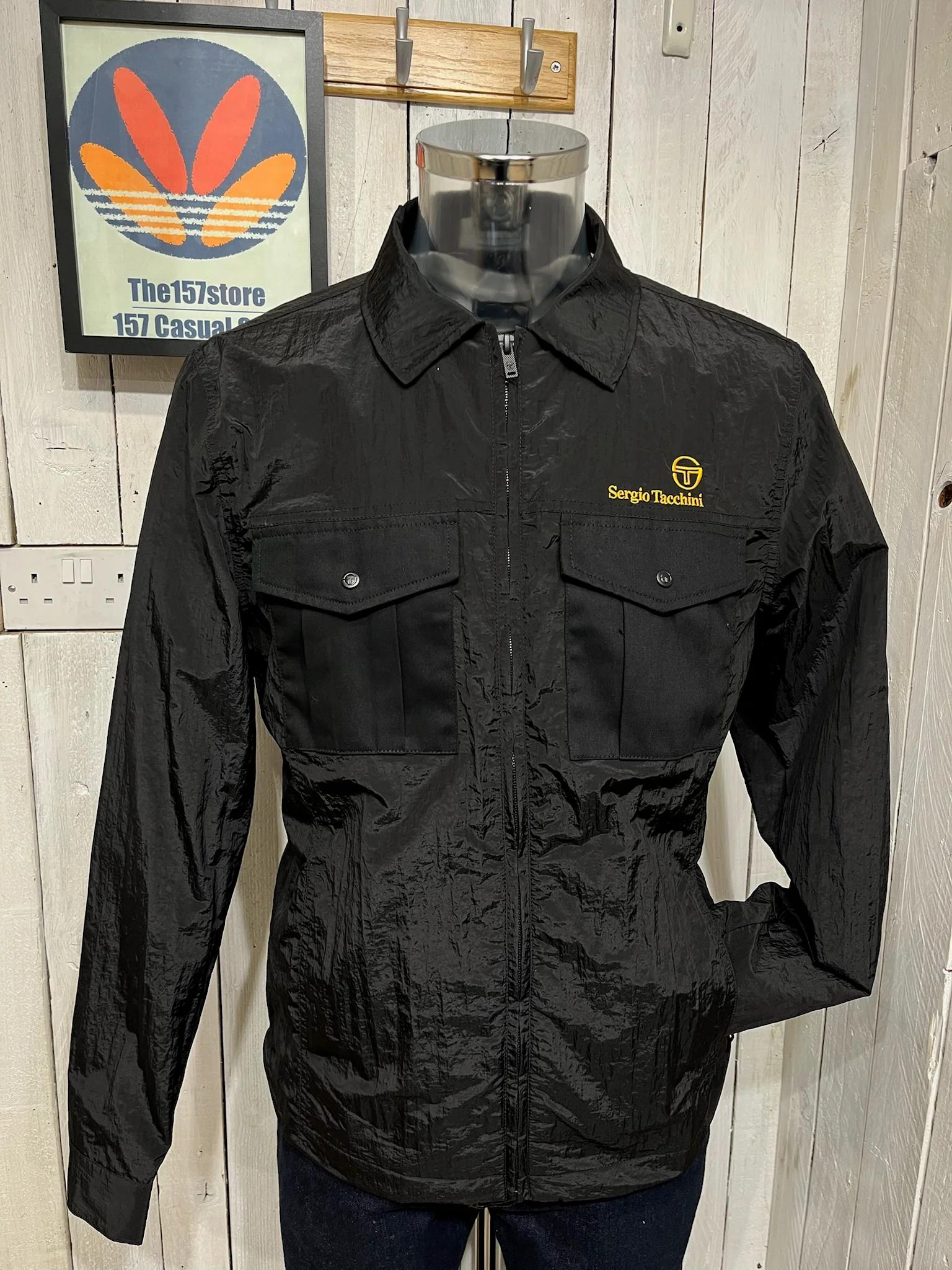 Sergio Tacchini Luciano Overshirt - Black Gold - Image 2