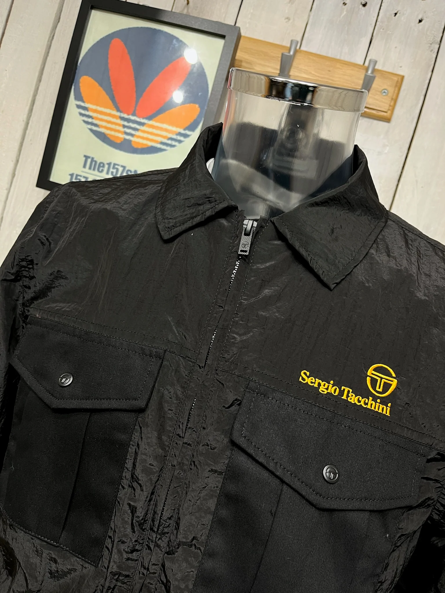Sergio Tacchini Luciano Overshirt - Black Gold - Image 3