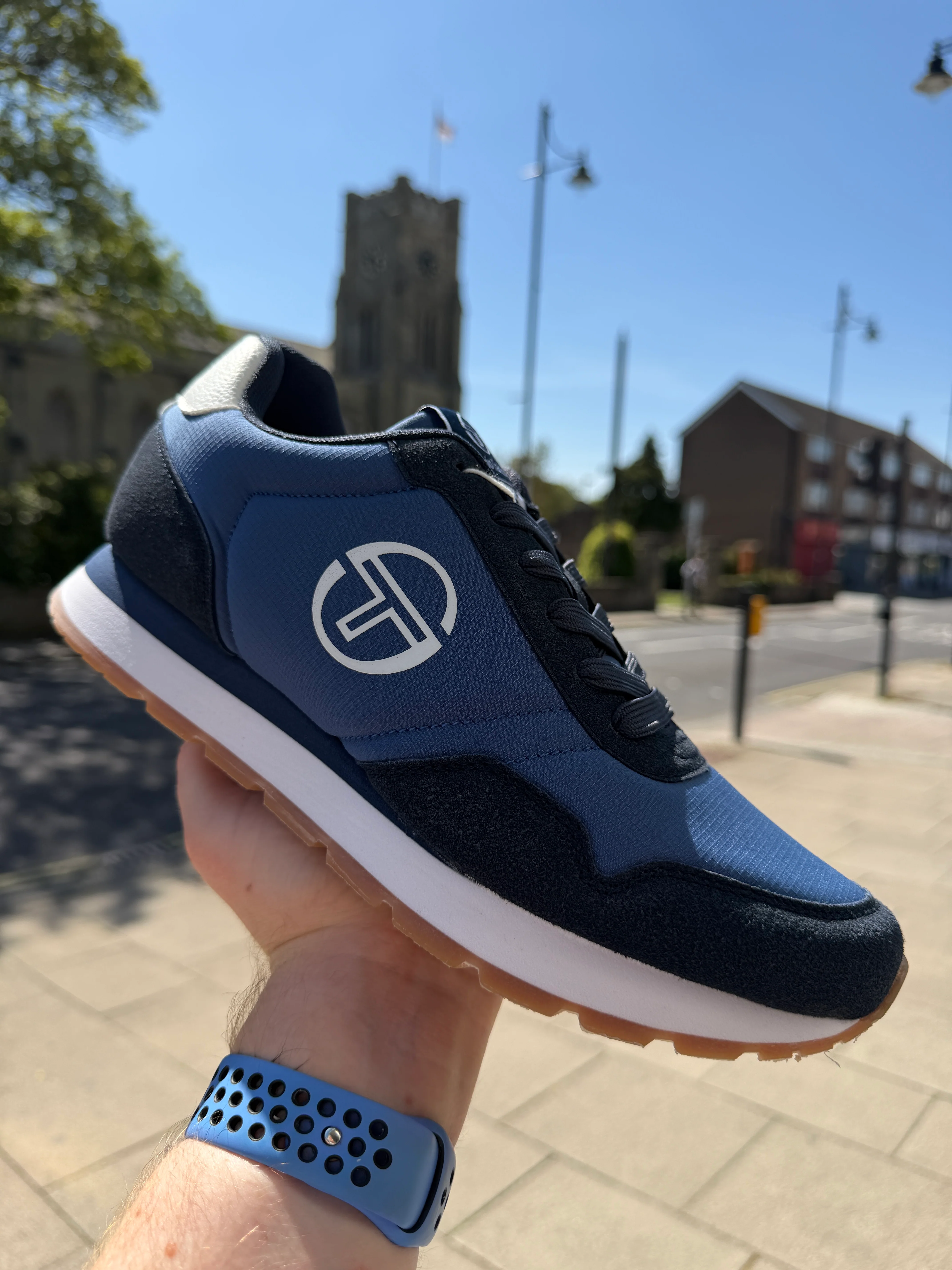 Sergio Tacchini Mile Mix Trainers - Navy / Vintage Indigo 4940 - LIMITED EDITON - Image 4