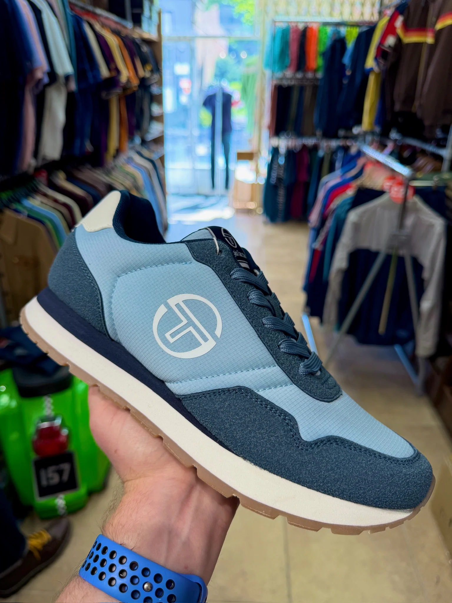 Sergio Tacchini Mile Mix Trainers - Vintage Indigo / Skyway 4993 - LIMITED EDITION - Image 2
