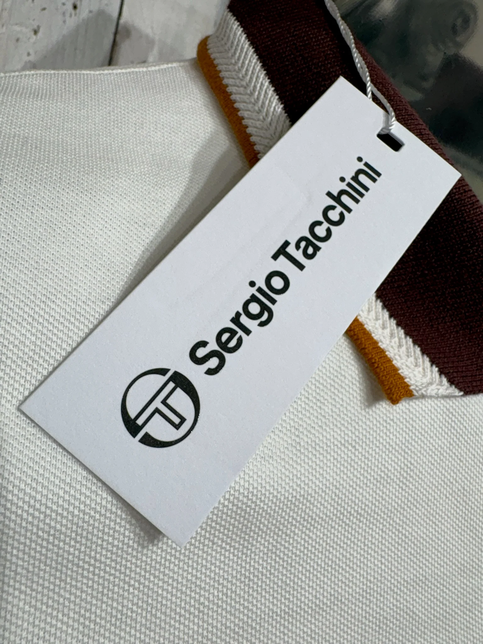 Sergio Tacchini Nanto Zip Polo - Gardenia - Image 3