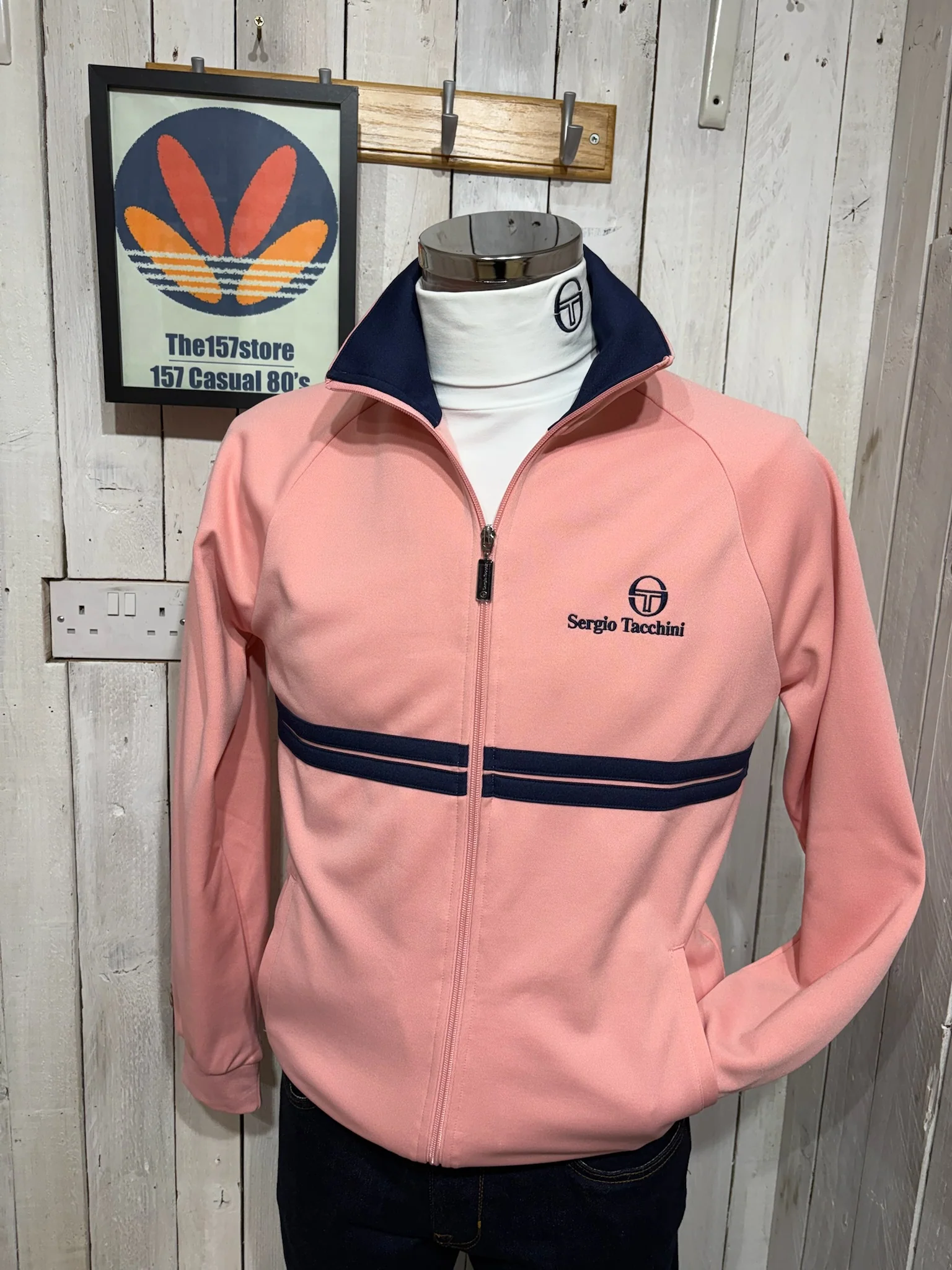 Sergio Tacchini New Dallas Track Top - Pink Quartz - Image 4
