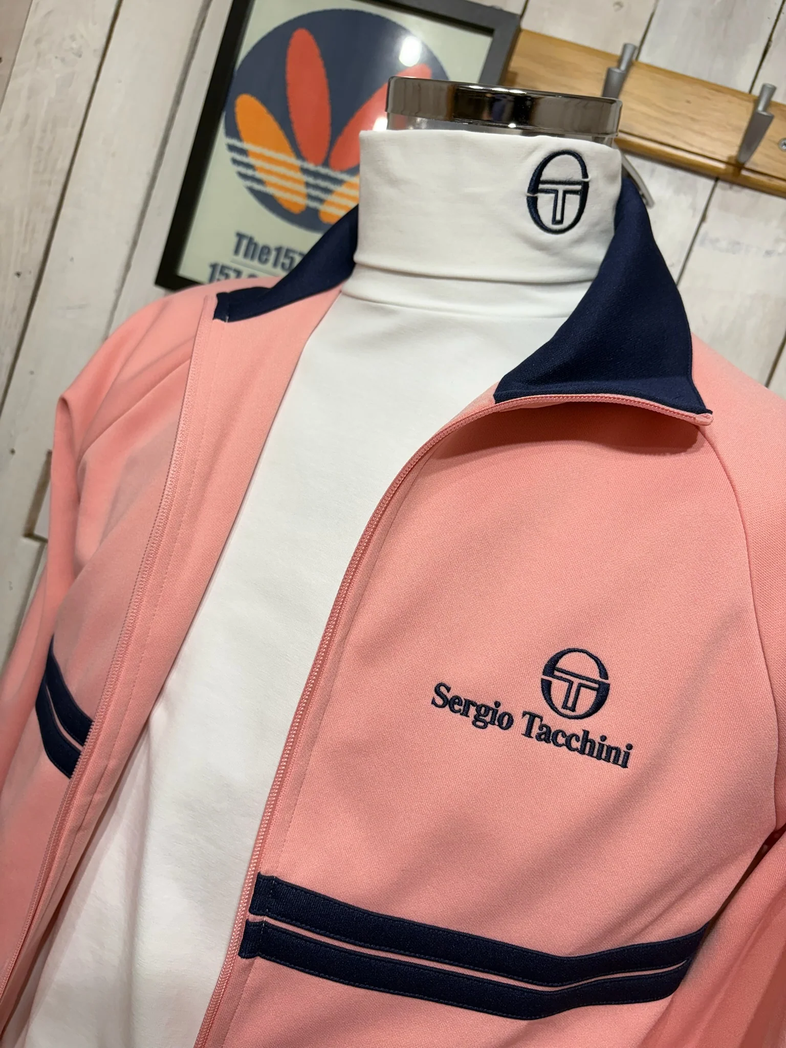 Sergio Tacchini New Dallas Track Top - Pink Quartz - Image 5