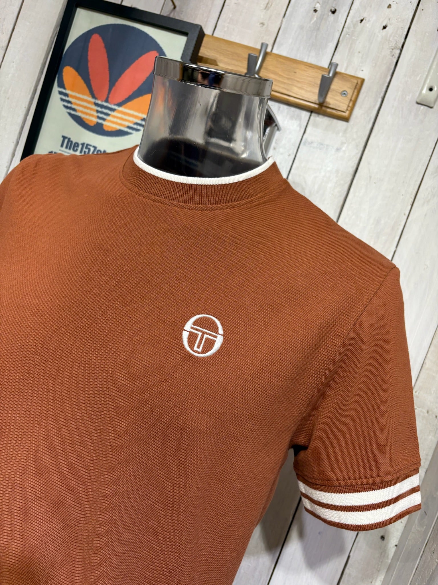 Sergio Tacchini New Iceberg Pique Tee - Mocha - Image 2