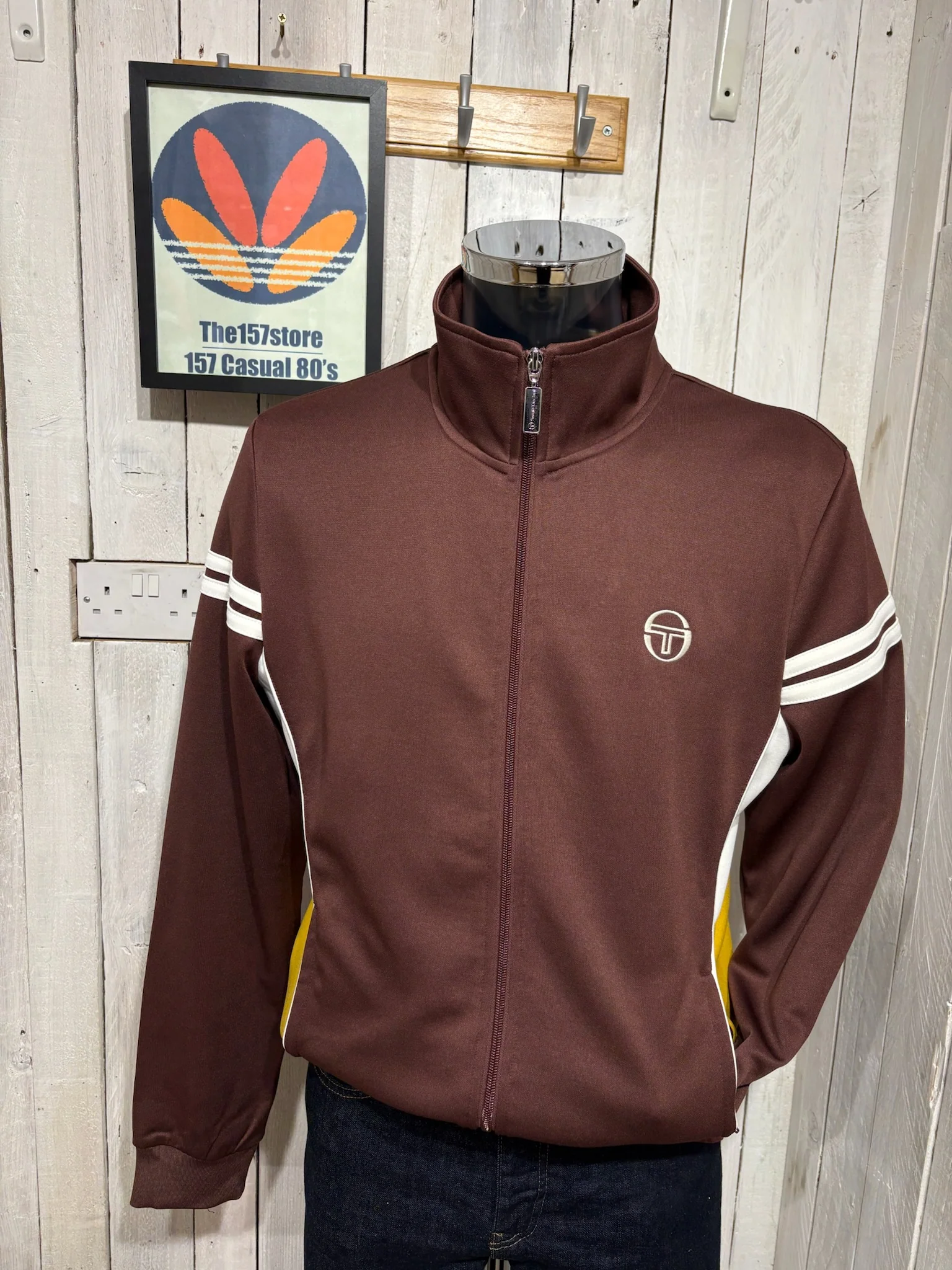 Sergio Tacchini New Mambo Track Top - NEW 2026 - Bitter Chocolate