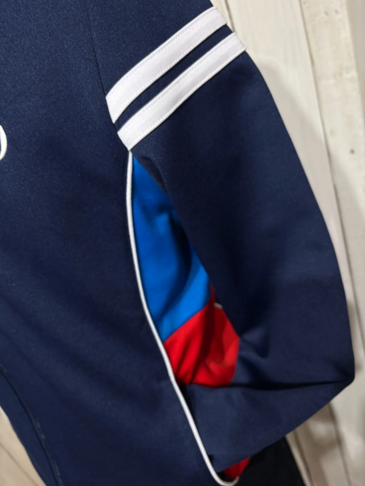 Sergio Tacchini New Mambo Track Top - Maritime Blue / Adrenaline - Image 5