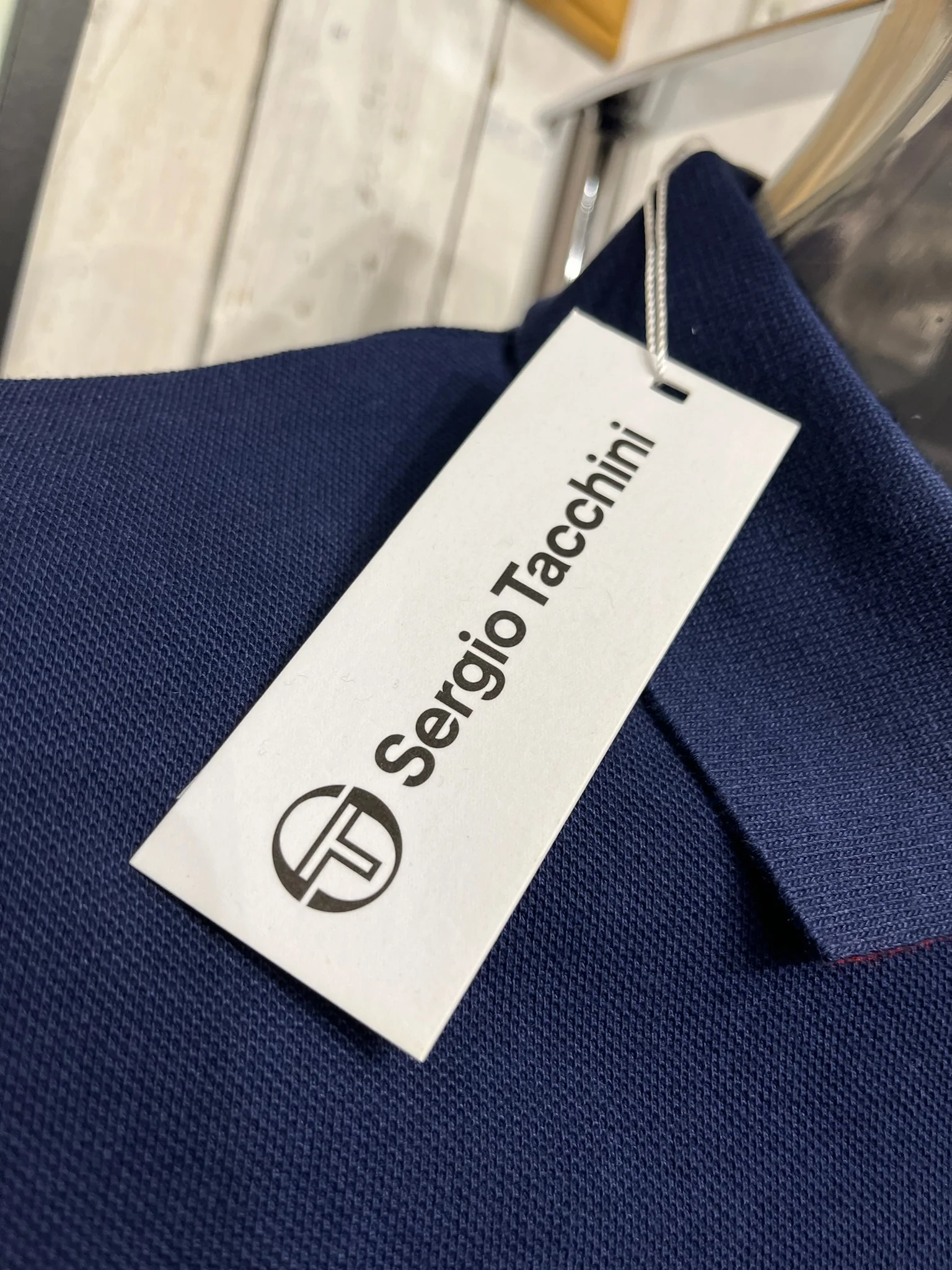 Sergio Tacchini New Supermac Polo - Maritime Blue - Image 3
