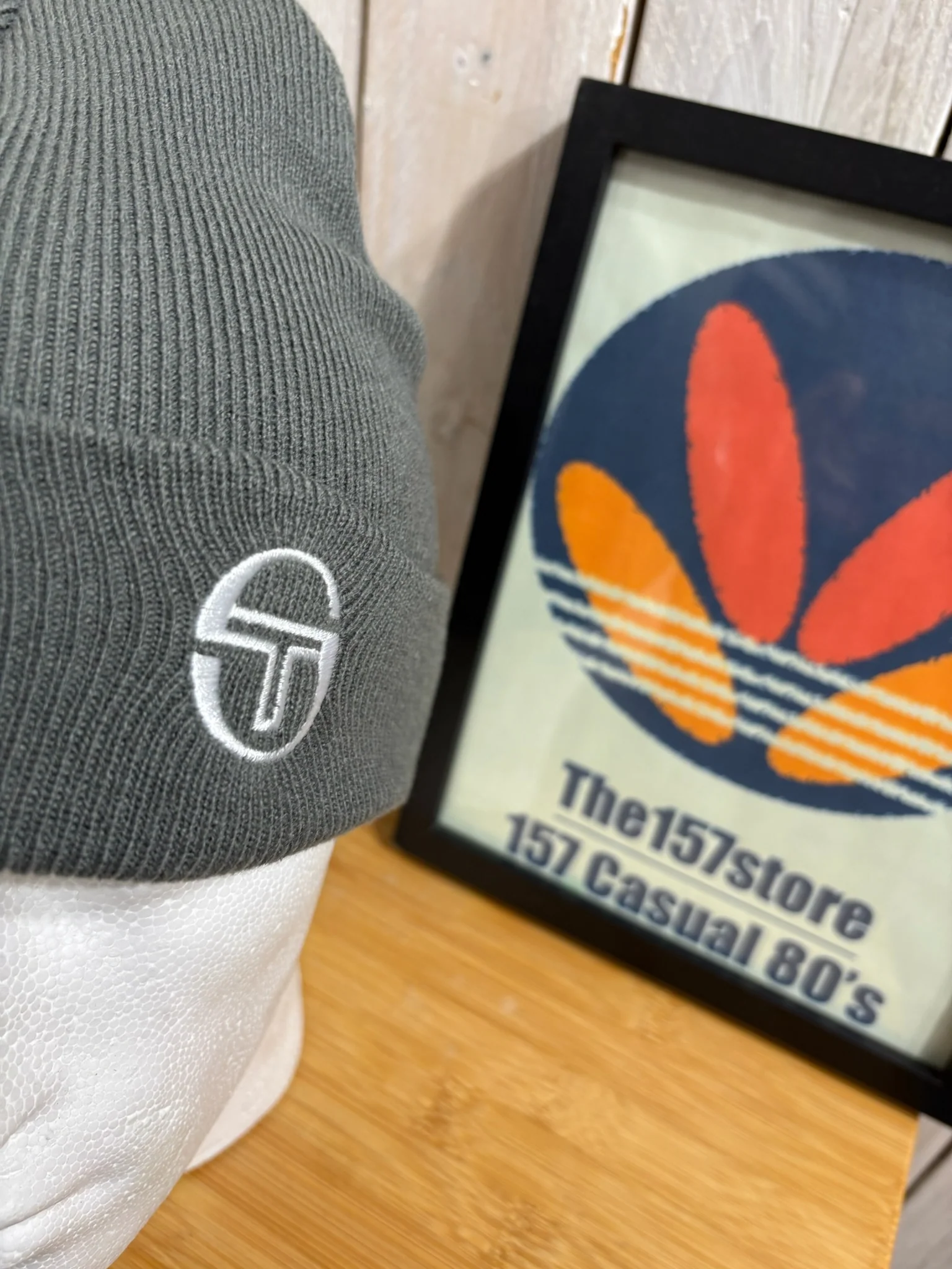 Sergio Tacchini Oyeh Beanie - Quiet Grey - Image 2