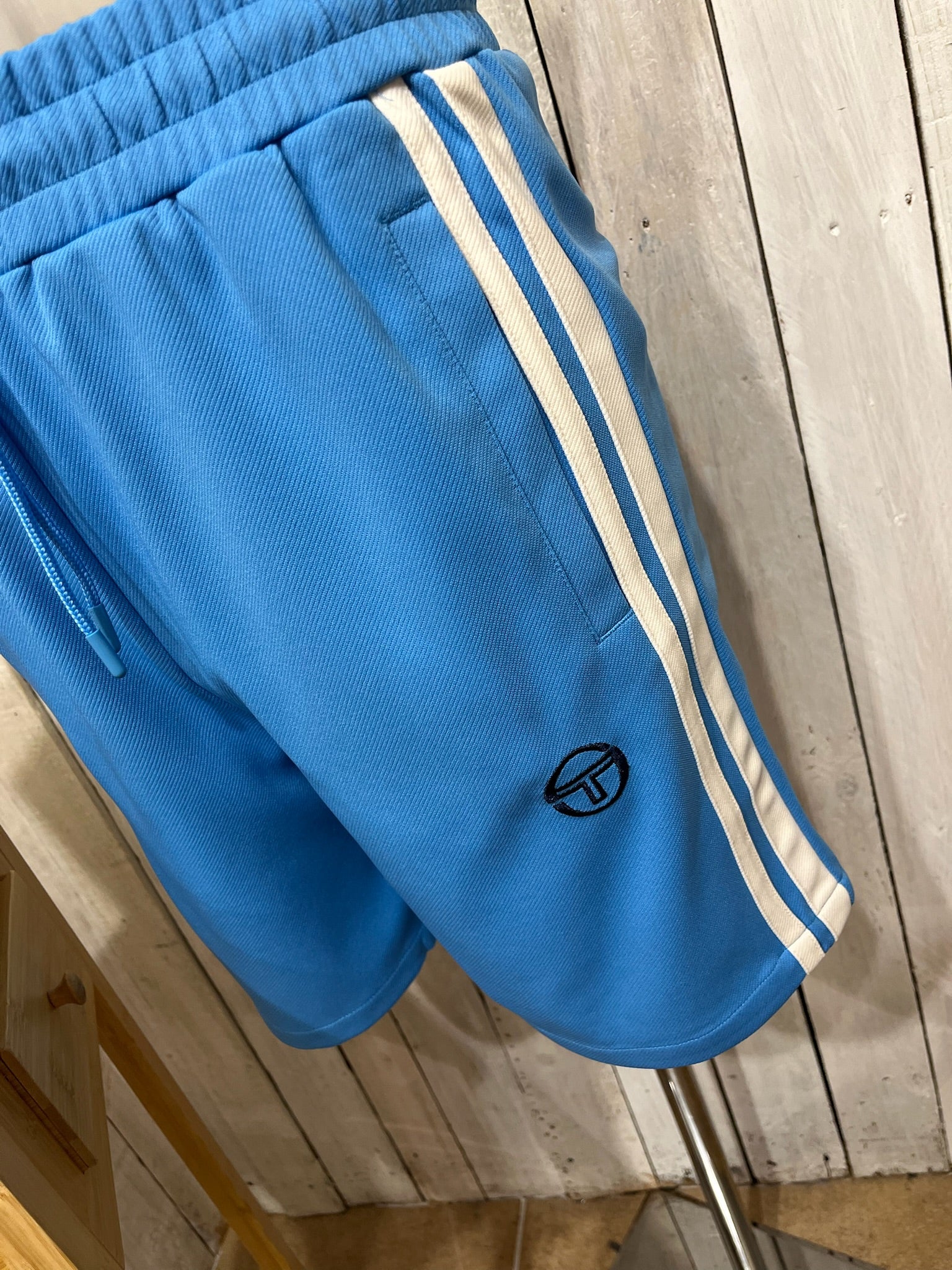 Sergio Tacchini Pietra Shorts - Azure Blue/Gardenia - Image 3