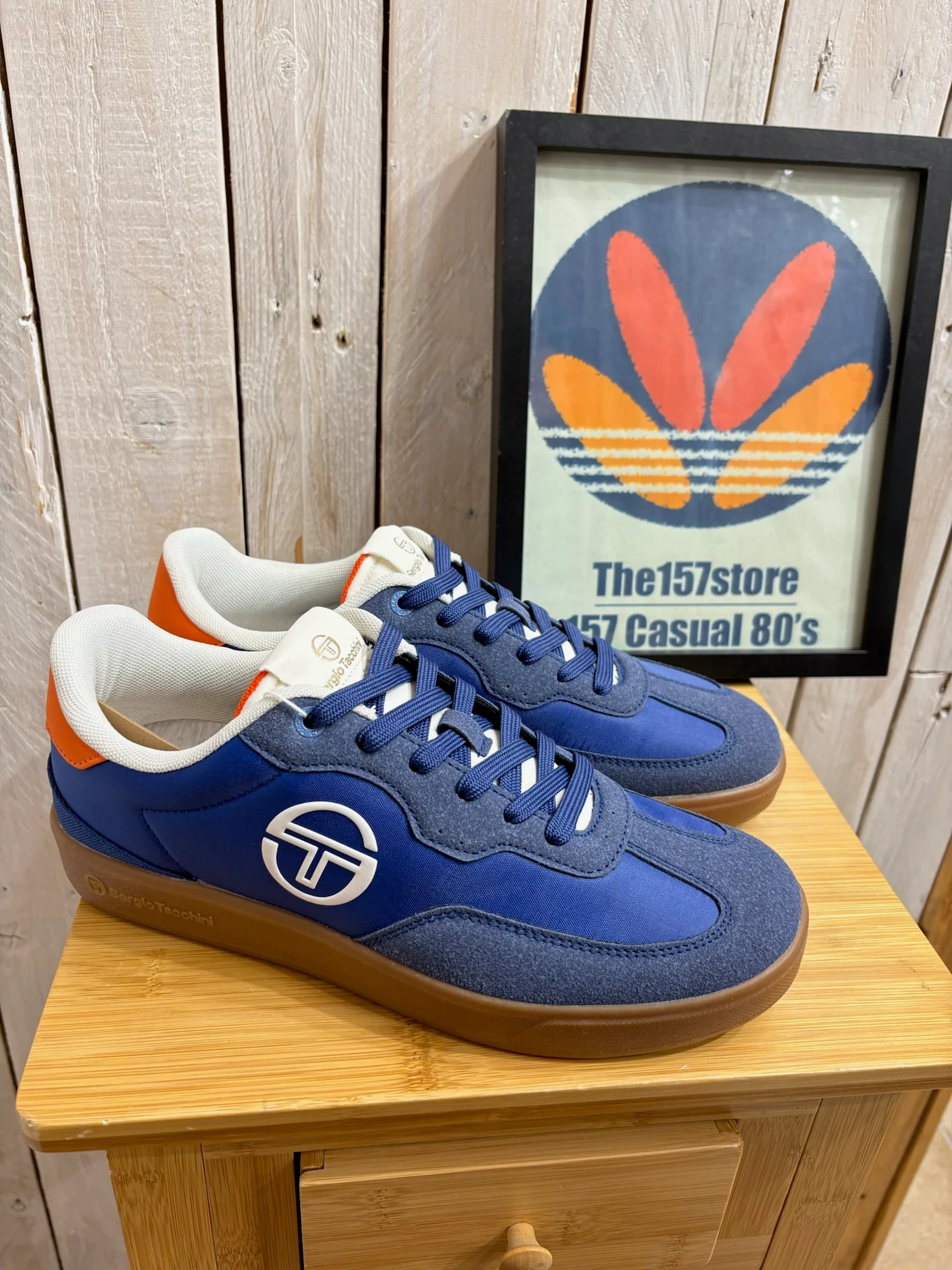 Sergio Tacchini Riviera Trainers - Bijou Blue Cork 4925