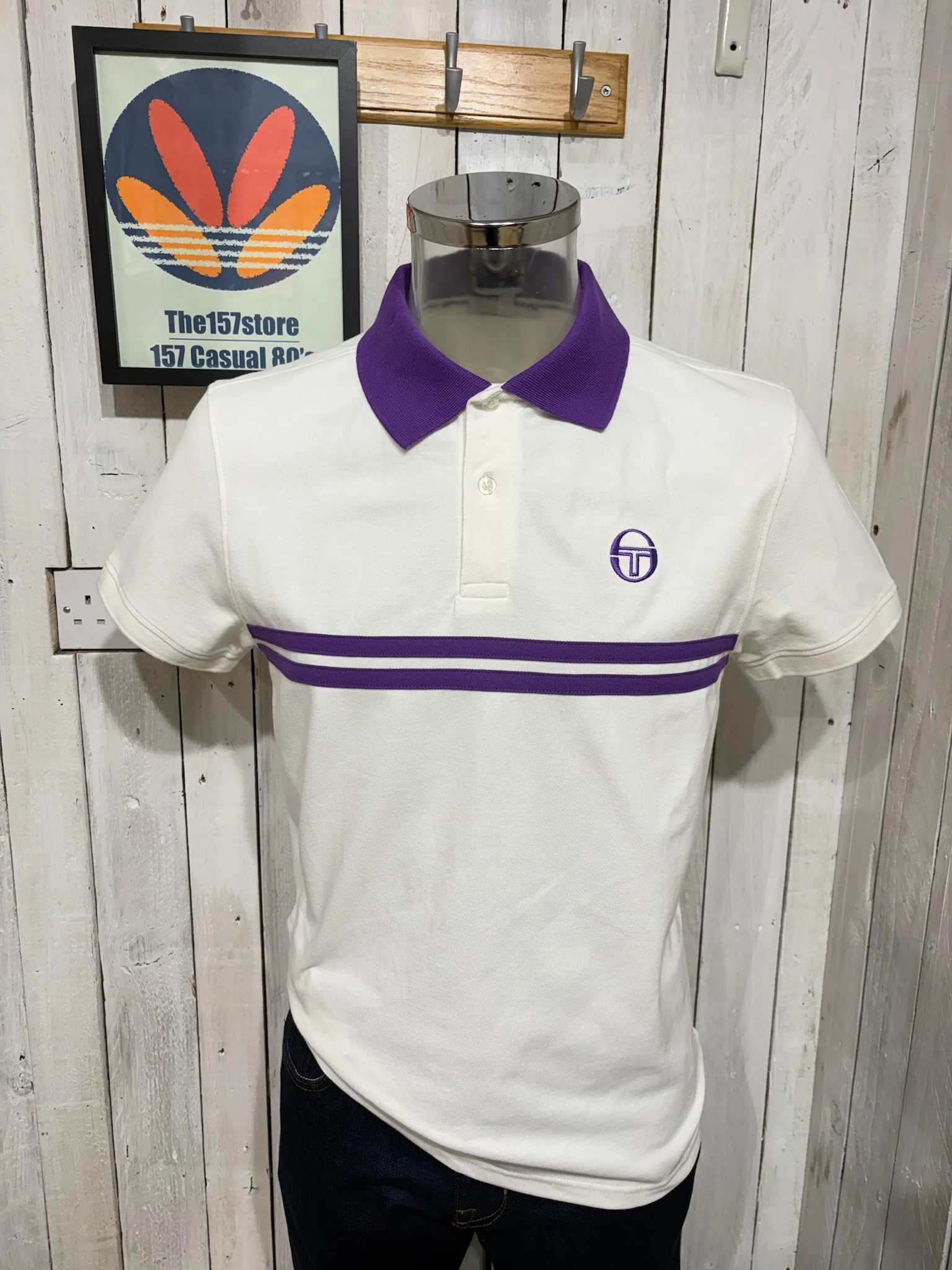 Sergio Tacchini Supermac Polo - Gardenia/Pansy