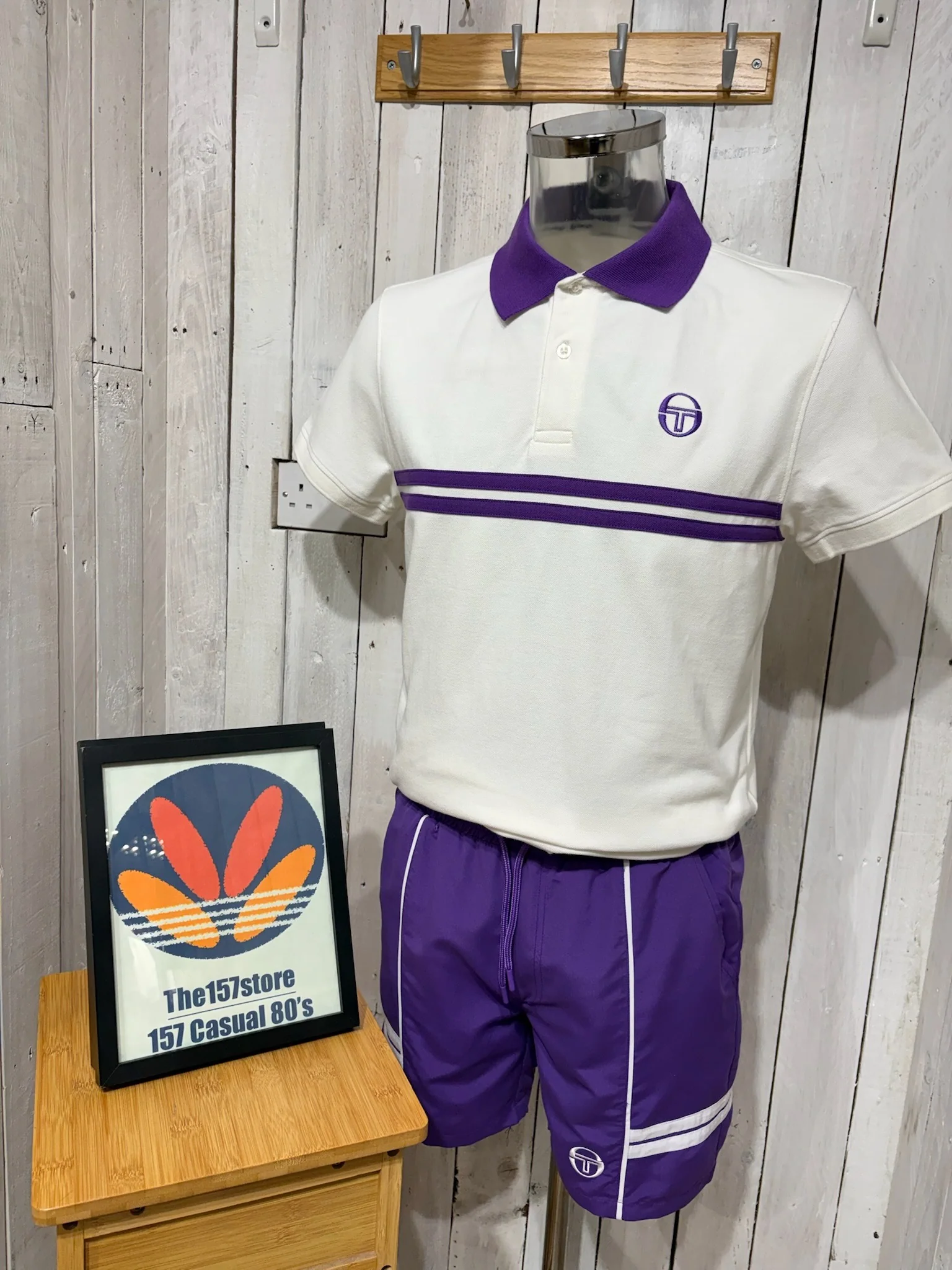 Sergio Tacchini Supermac Polo - Gardenia/Pansy - Image 2