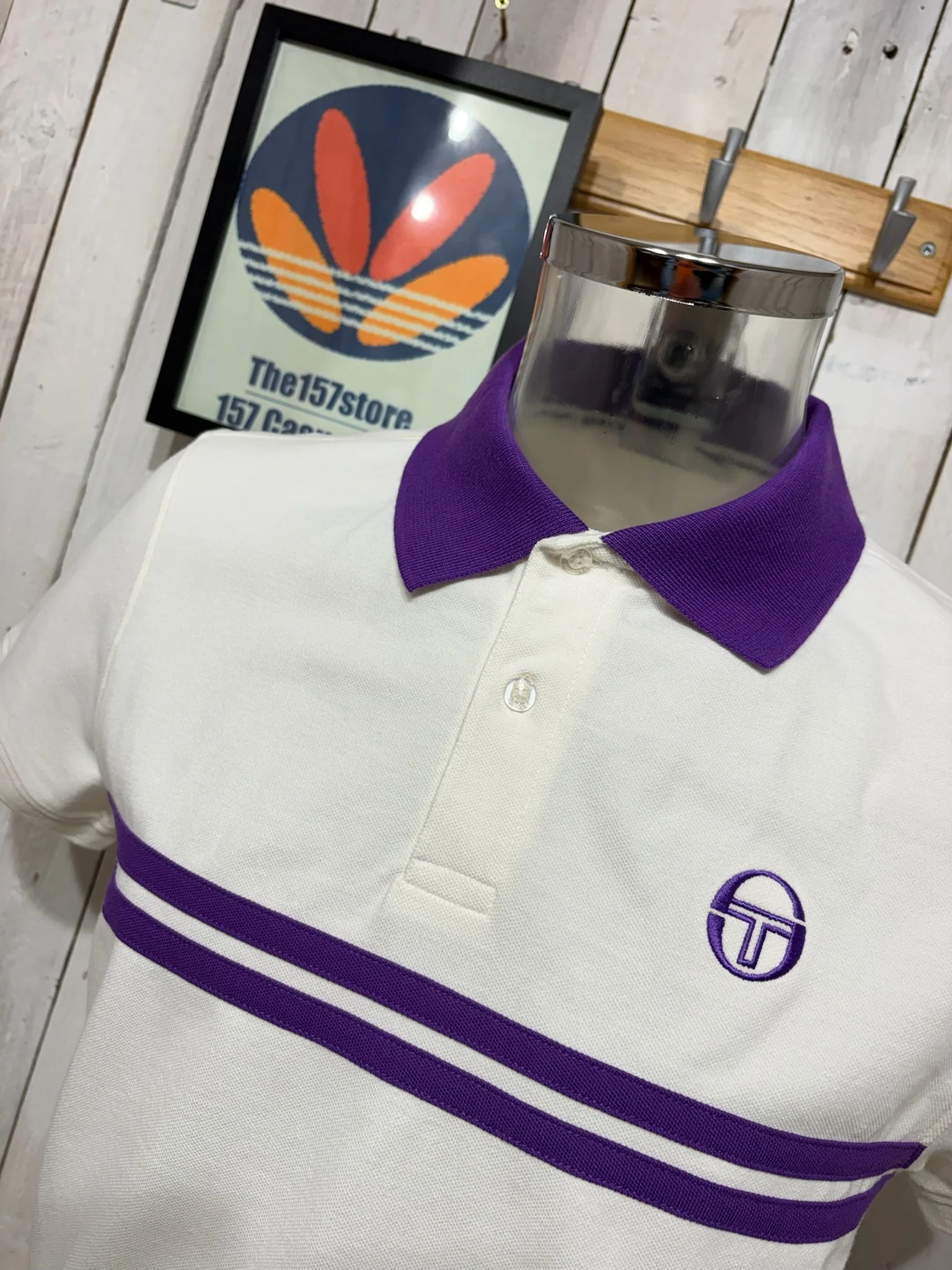 Sergio Tacchini Supermac Polo - Gardenia/Pansy - Image 3