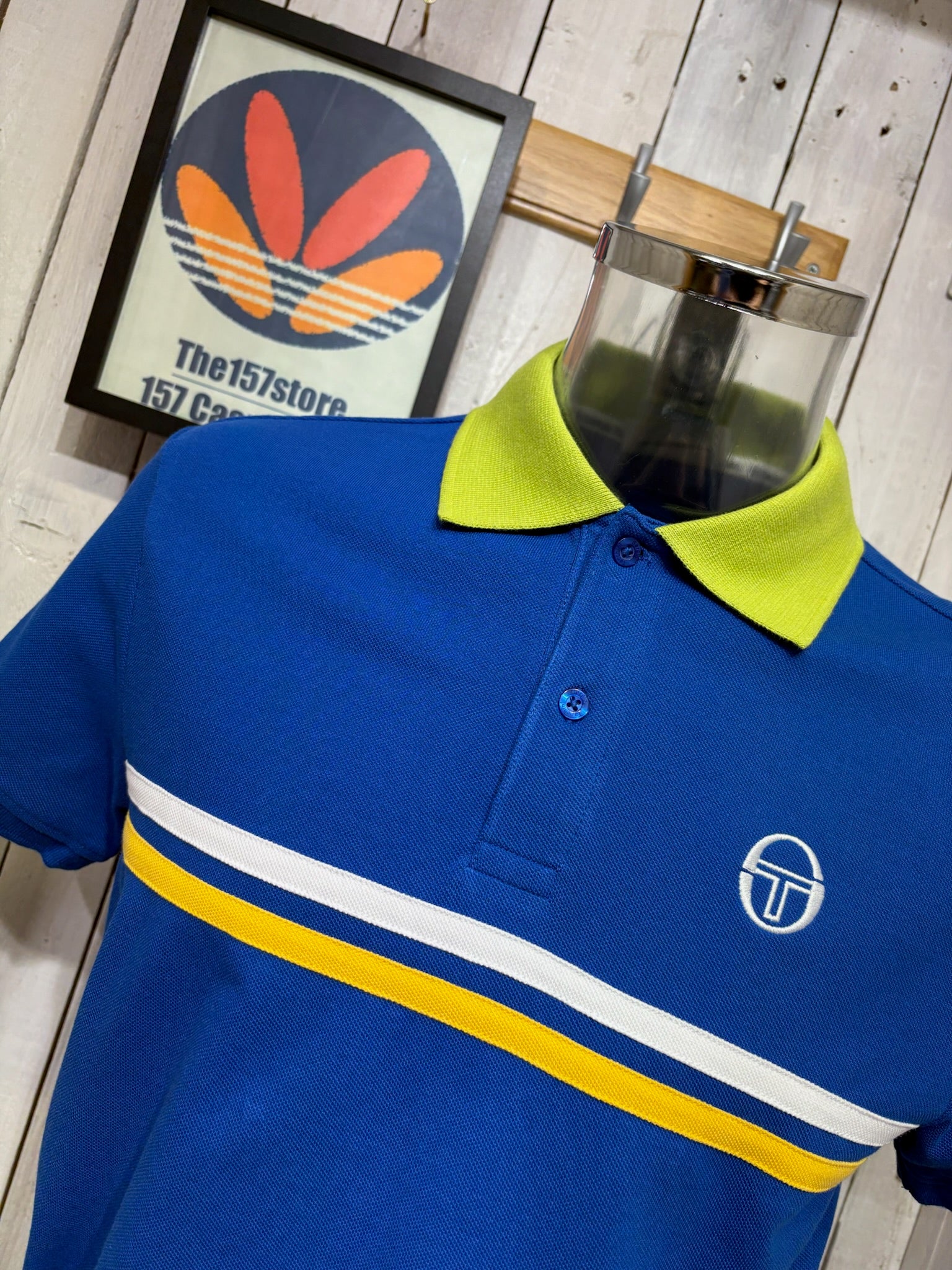 Sergio Tacchini Supermac Polo - Nautical Blue - Image 2
