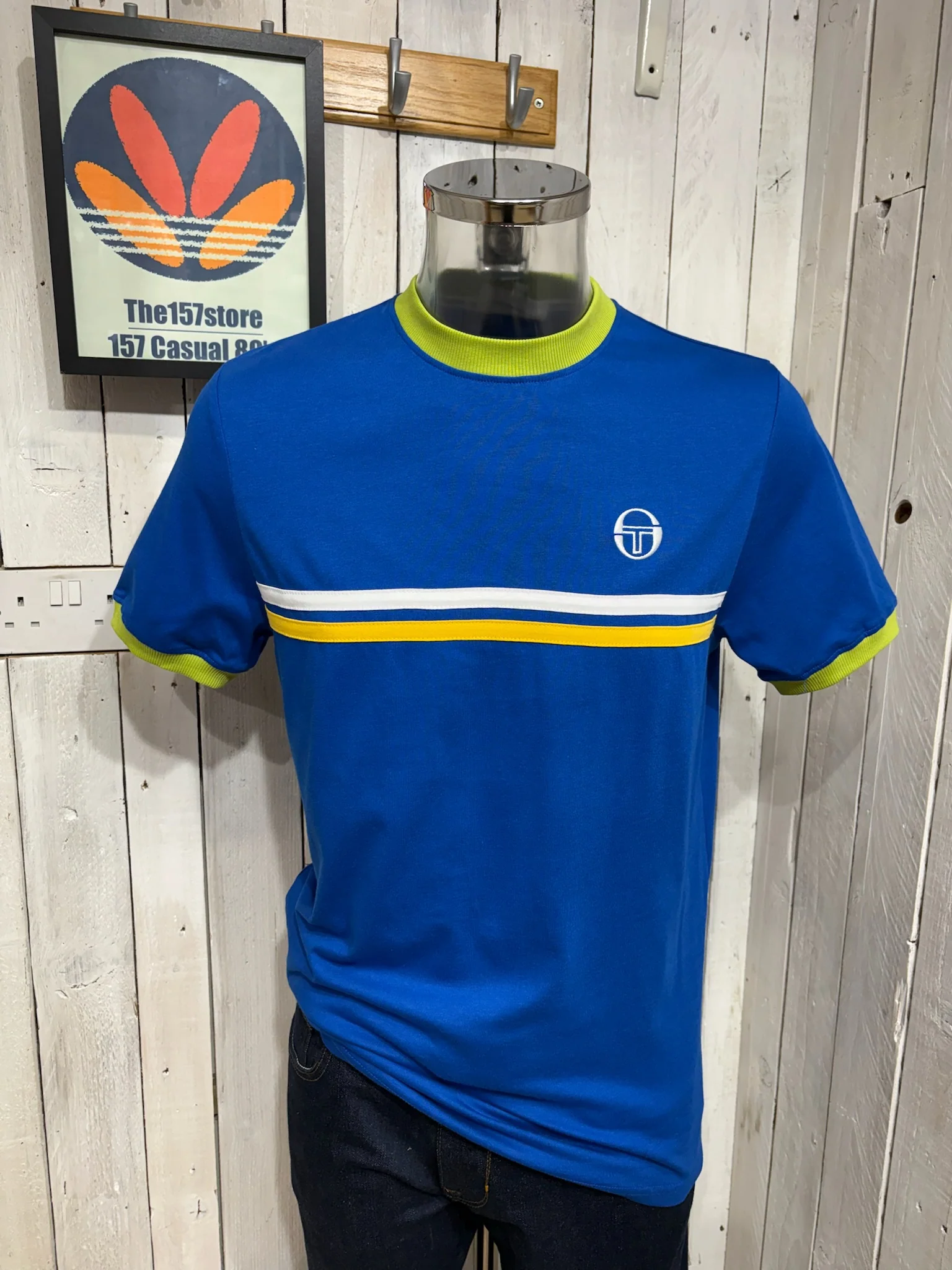 Sergio Tacchini Supermac Tee - Nautical Blue