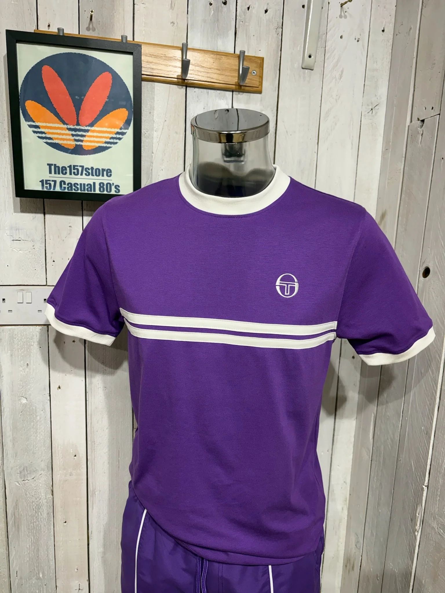Sergio Tacchini Supermac Tee - Pansy/Gardenia