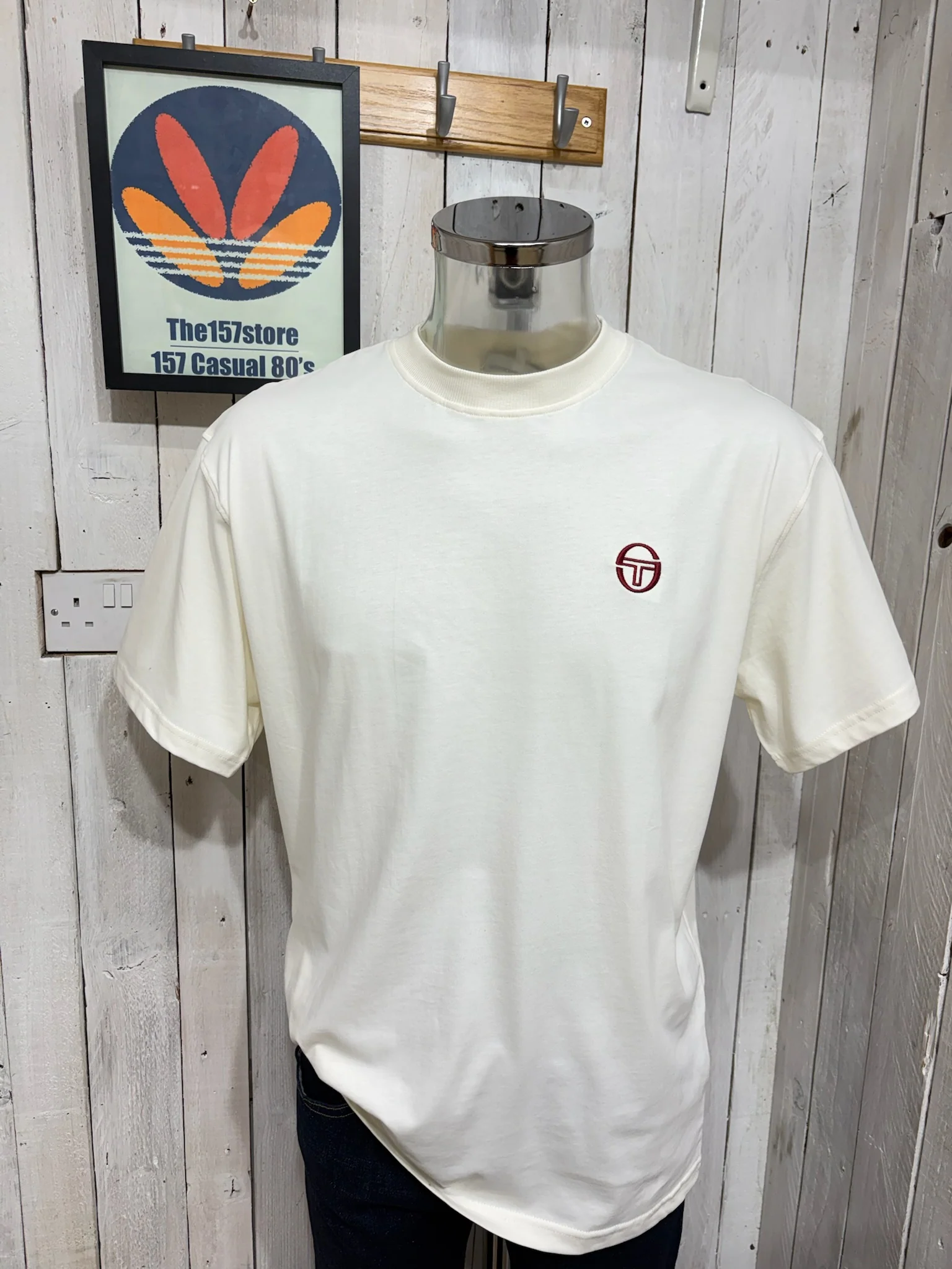 Sergio Tacchini Trento Tee - Gardenia (Three Lions) - Image 2